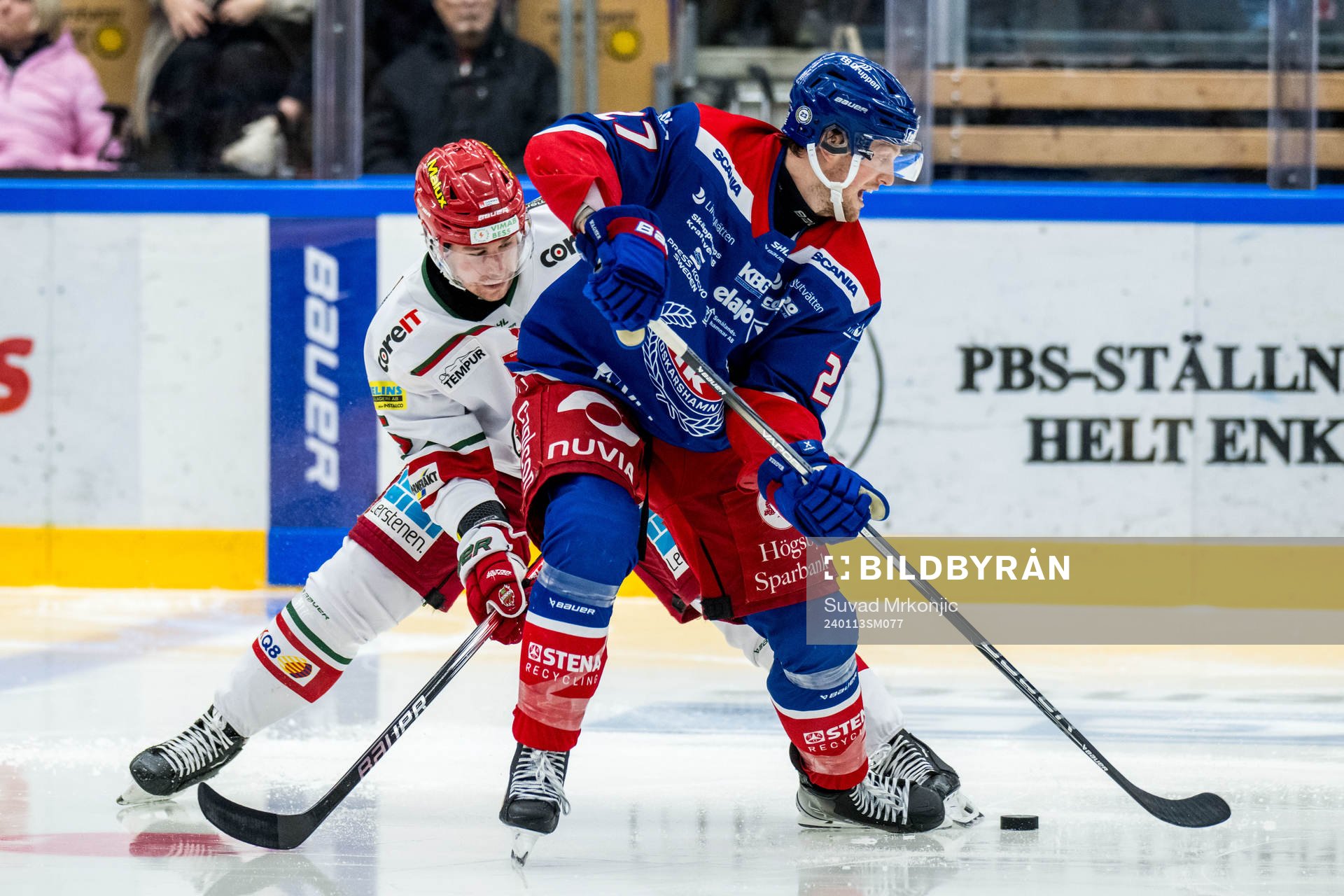 MoDos Daniel Brickley och Oskarshamns Austin Wagner