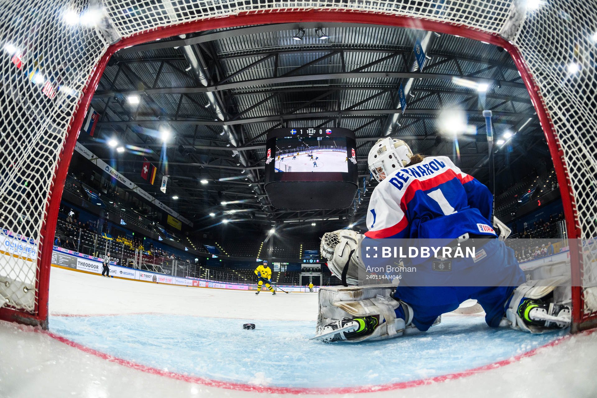 Goaltender Livia Debnarova of Slovakia