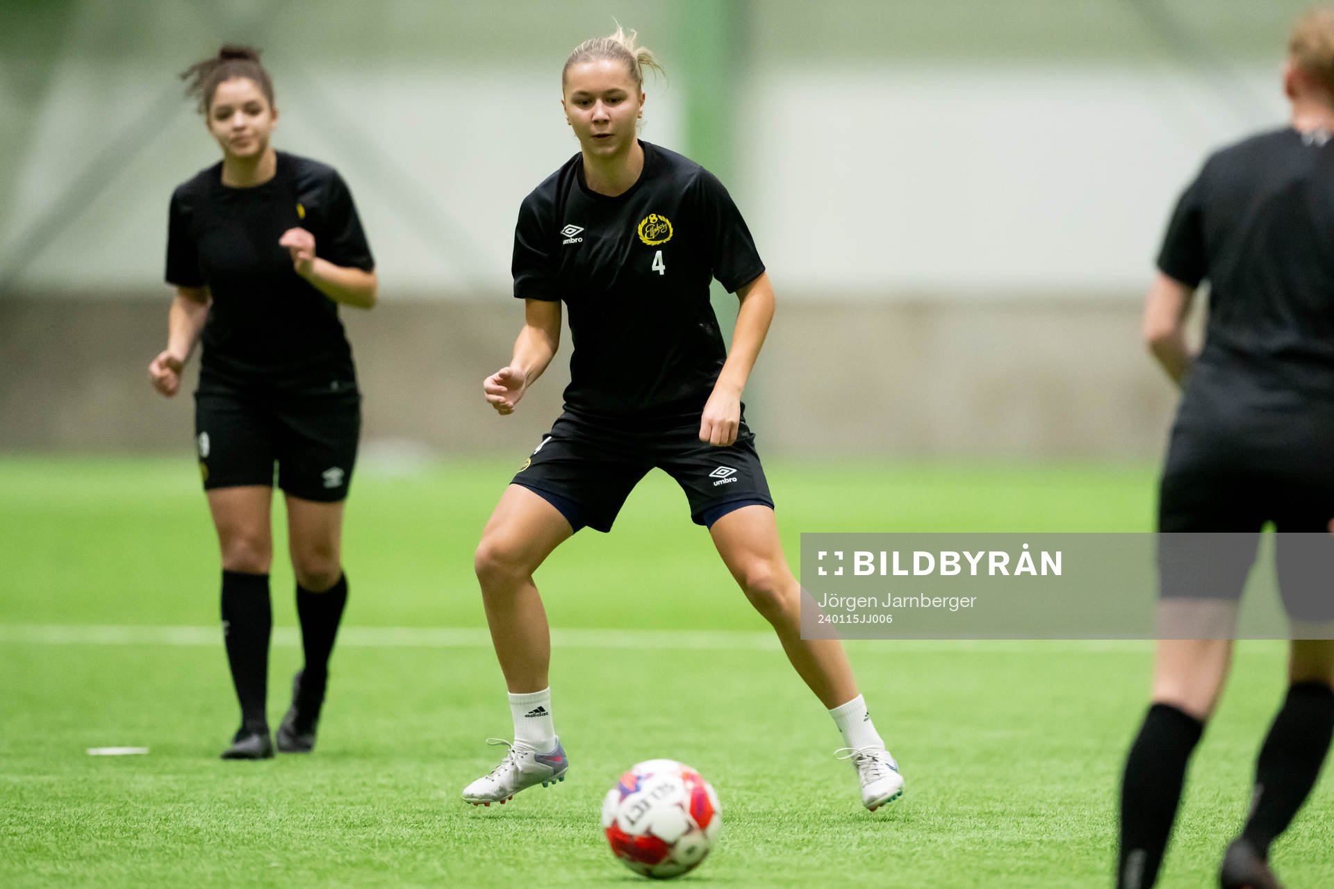 Elfsborgs Alice Broman under en träning med Elfsborg den 15 januari 2024 i Borås. 