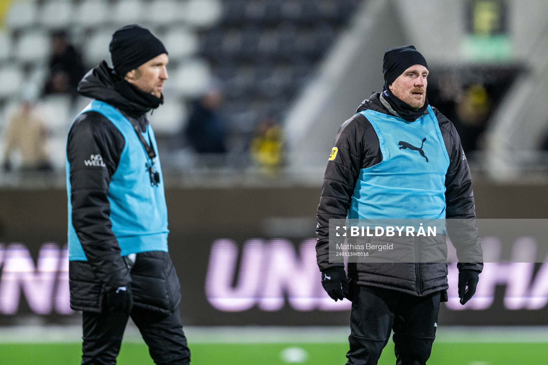 Assisterande tränare Rasmus Lindgren och assisterande