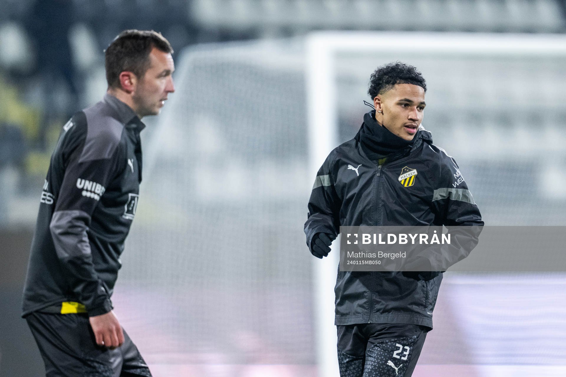 Even Hovland och Momodou Lamin Sonko