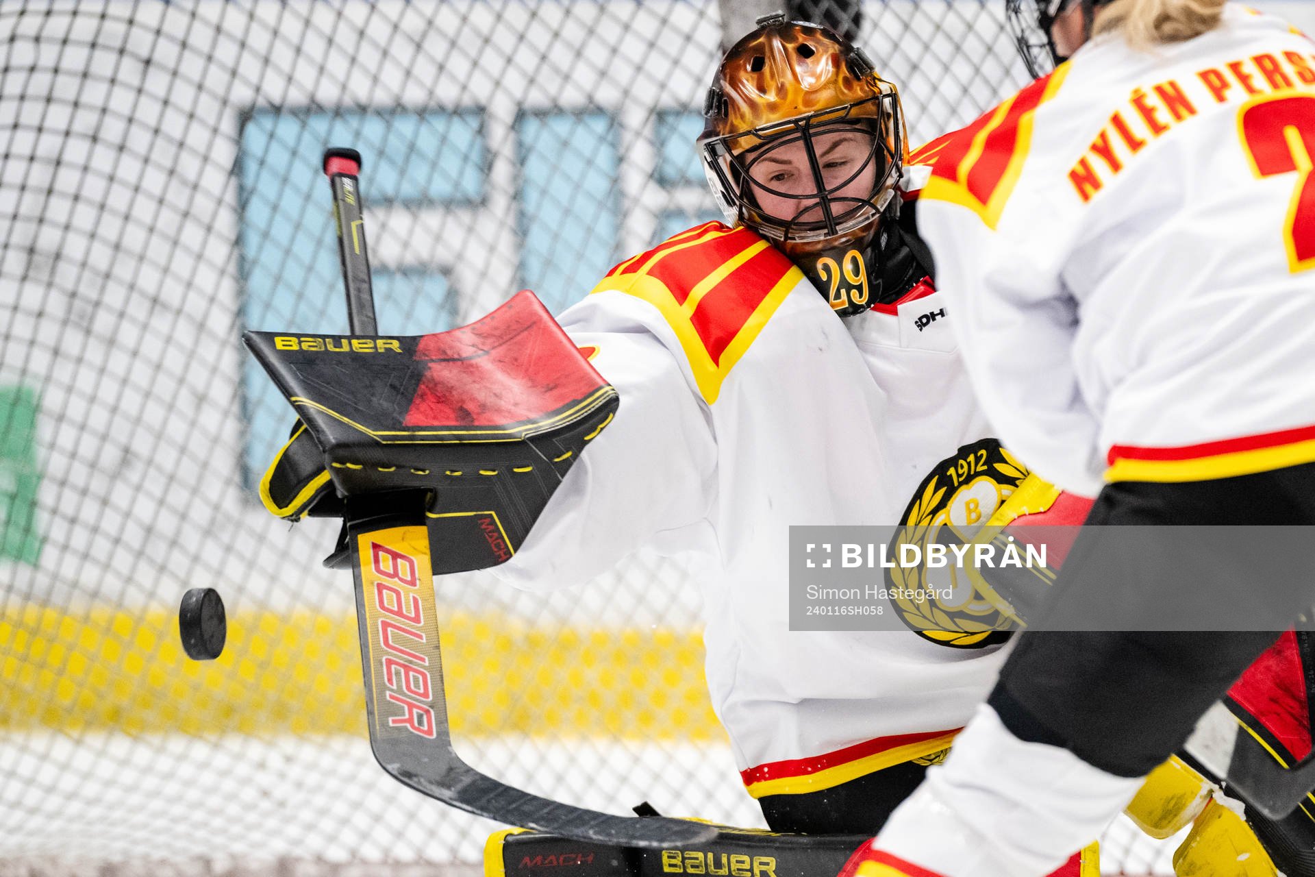 Brynäs målvakt Klara Peslarova