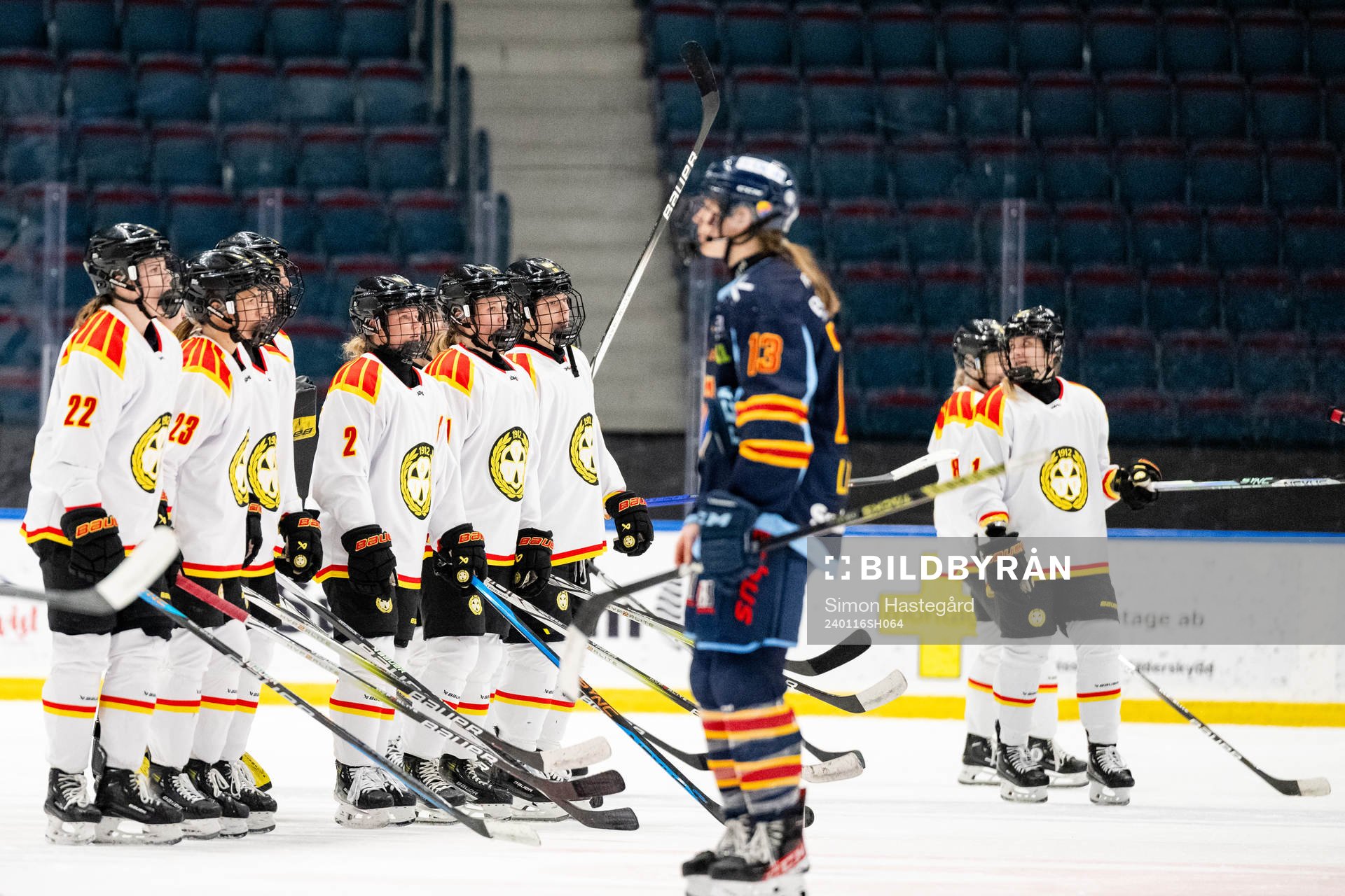 Brynäs spelare jublar