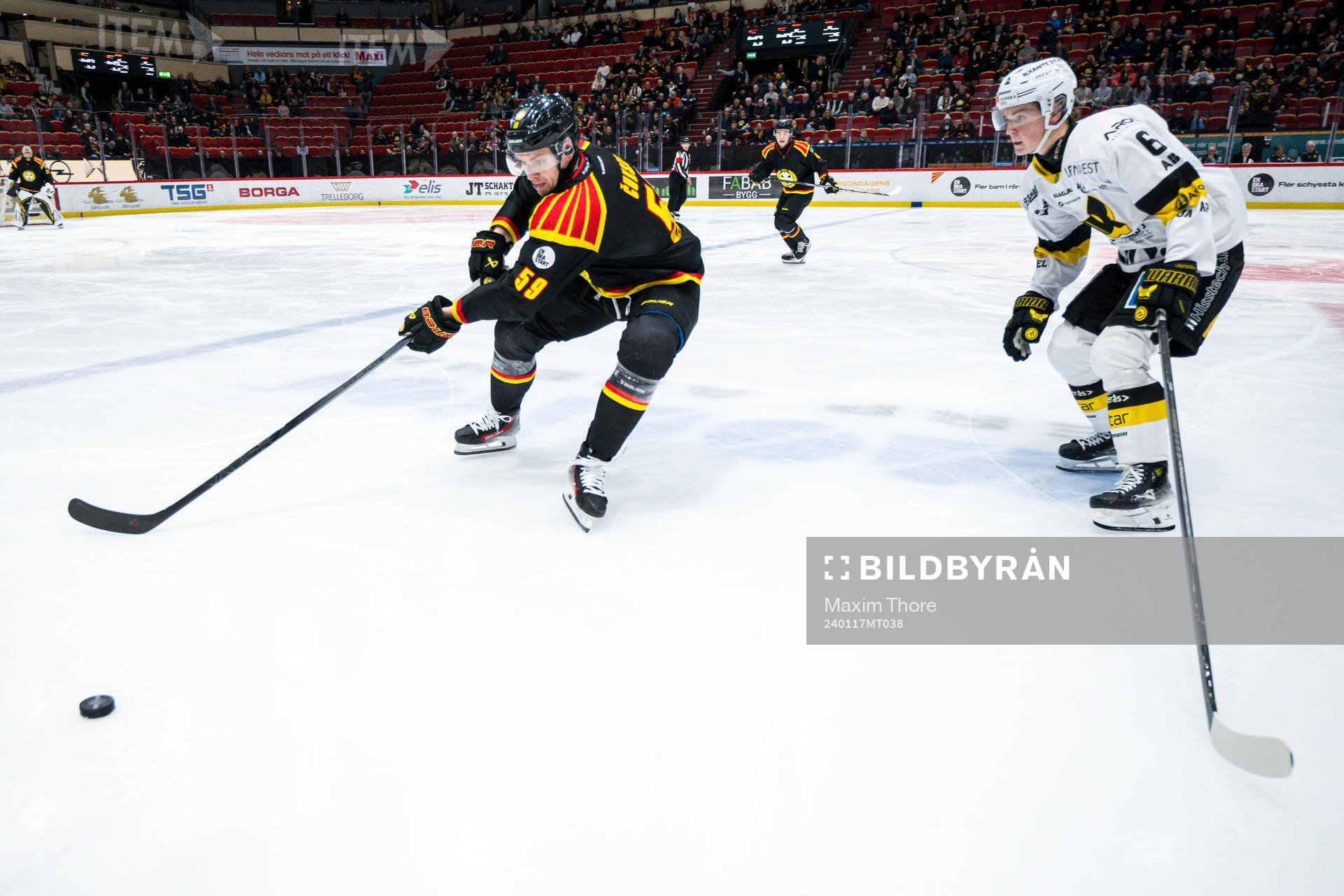 Brynäs Karlis Cukste och Västerås Hugo Lejon