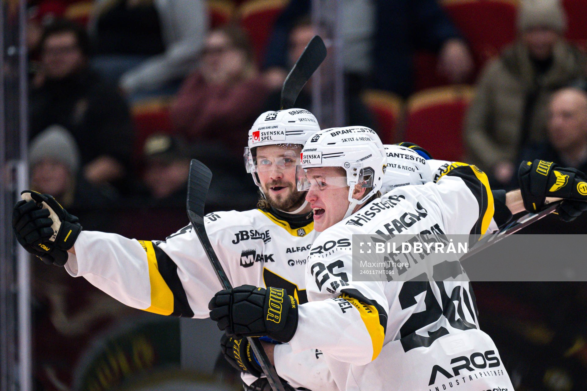 Västerås Marcus Bergman jublar