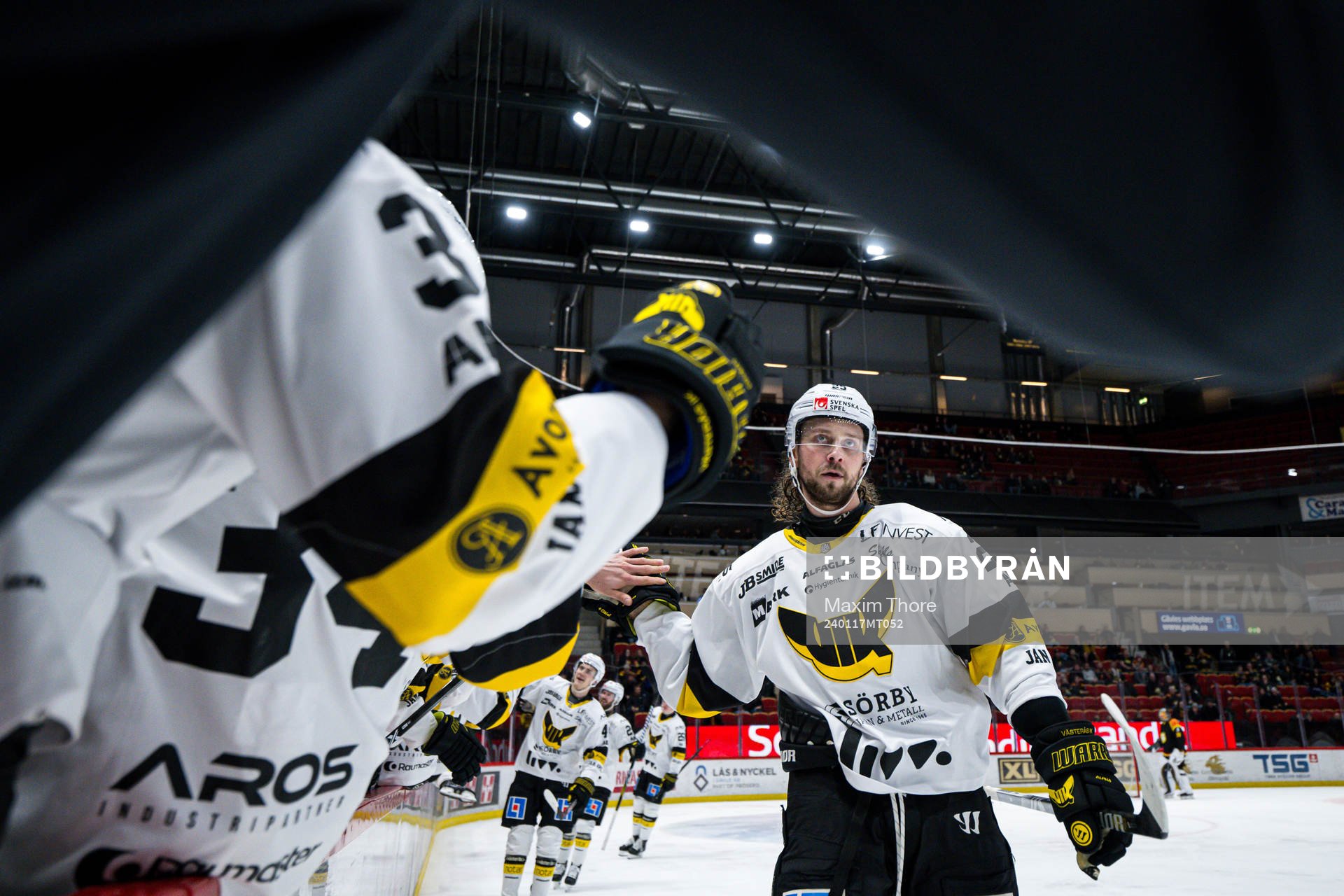 Västerås Marcus Bergman jublar