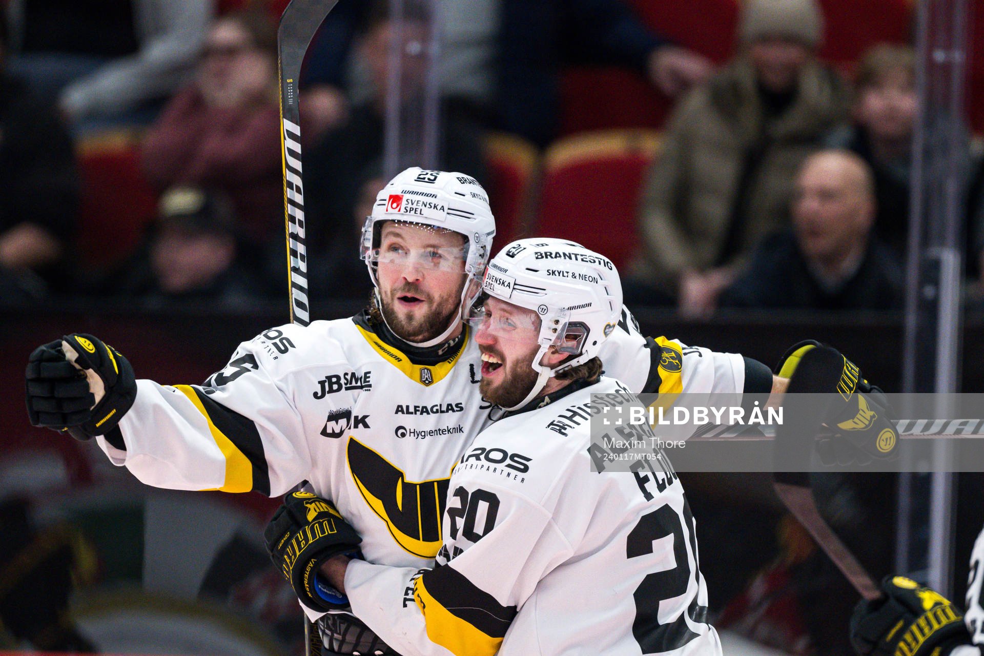 Västerås Marcus Bergman jublar