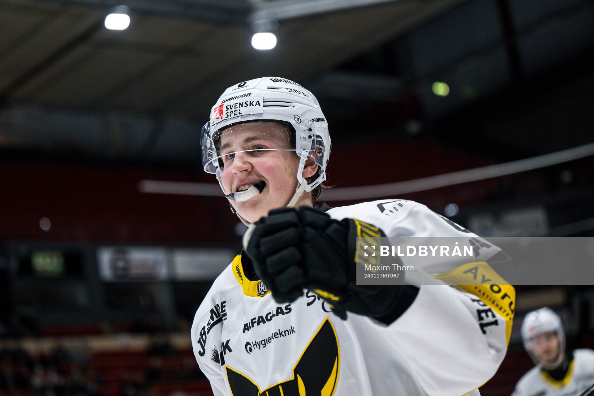 Västerås Hugo Lejon jublar