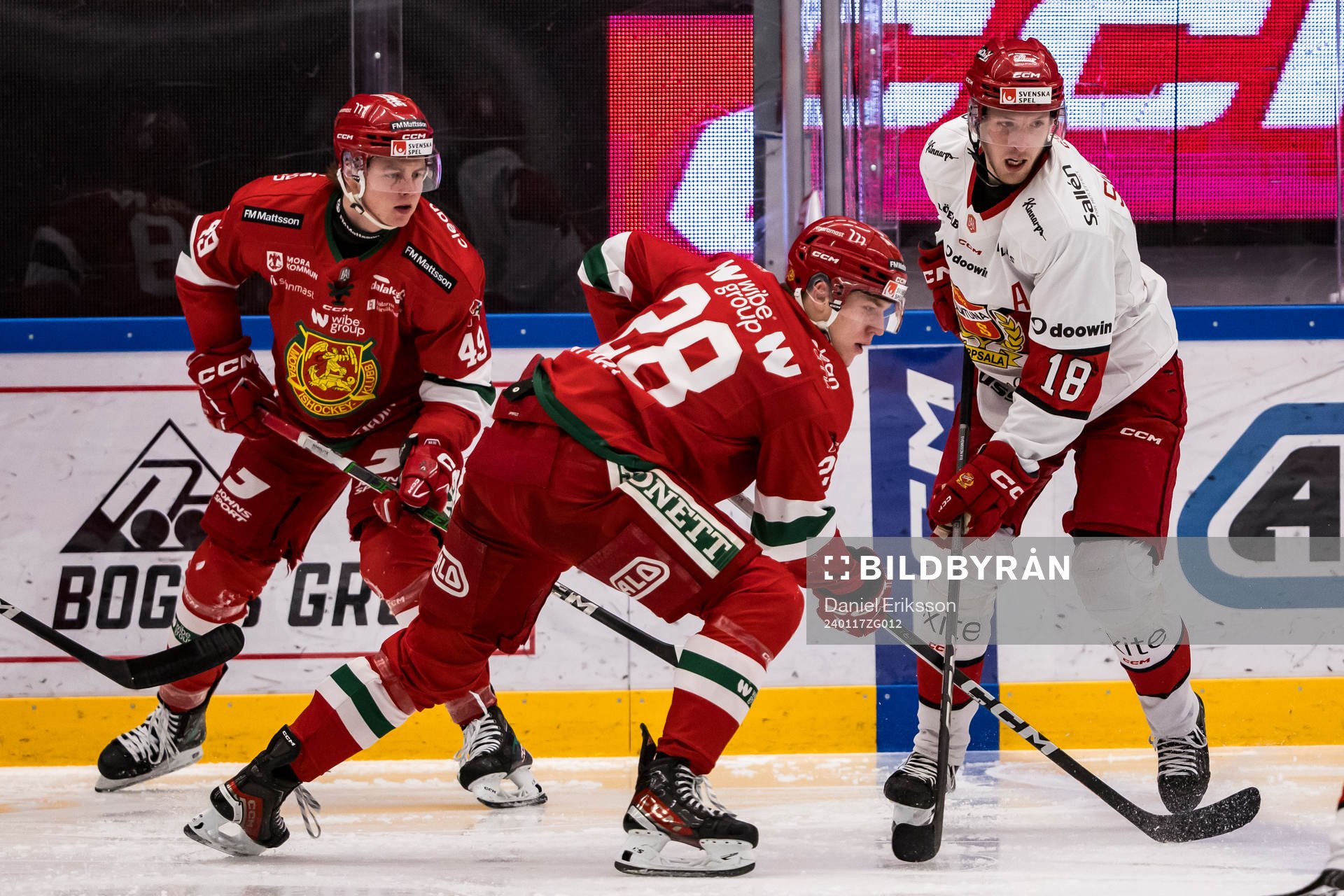 Moras Michael Brandsegg-Nygård och Almtunas Jacob Svensson