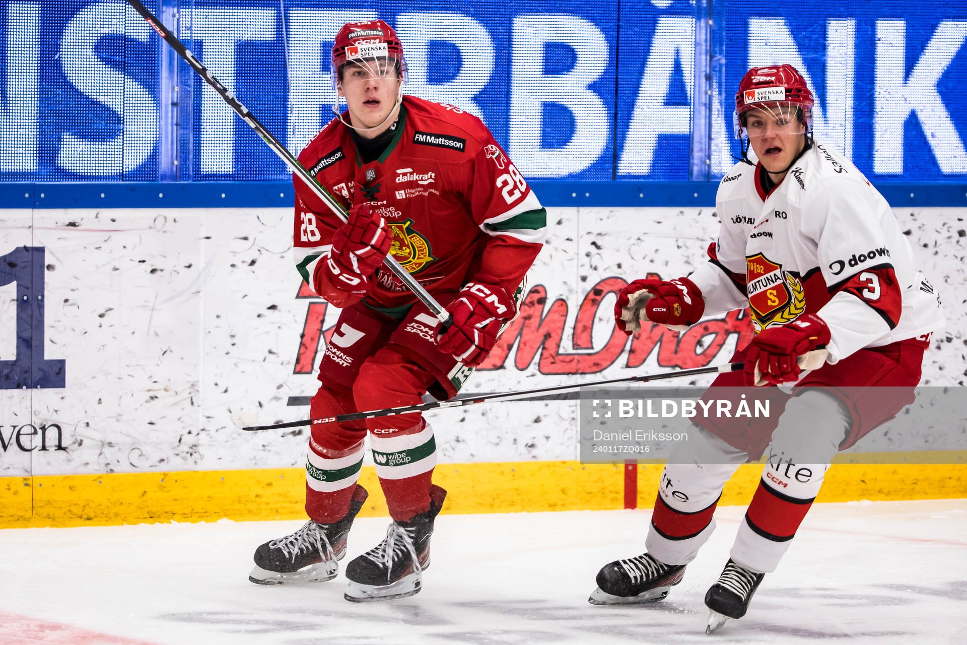 Moras Michael Brandsegg-Nygård och Almtunas Leon Lerebäck