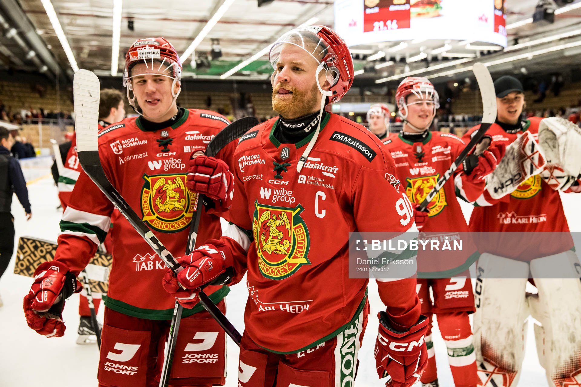 Moras Daniel Ljunggren jubel