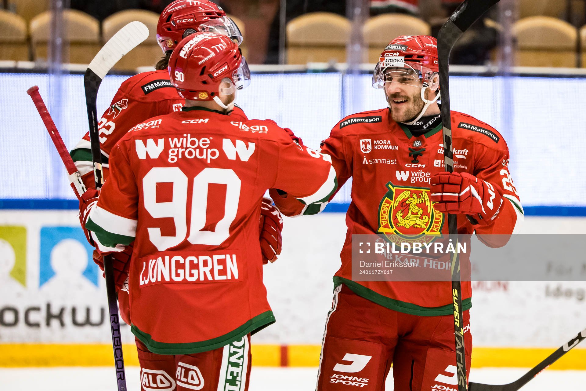 Moras Daniel Ljunggren jublar