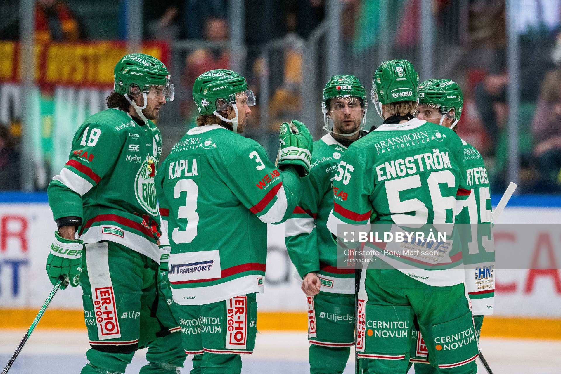 Rögles Dennis Everberg, Michael Kapla, Daniel Zaar, Adam