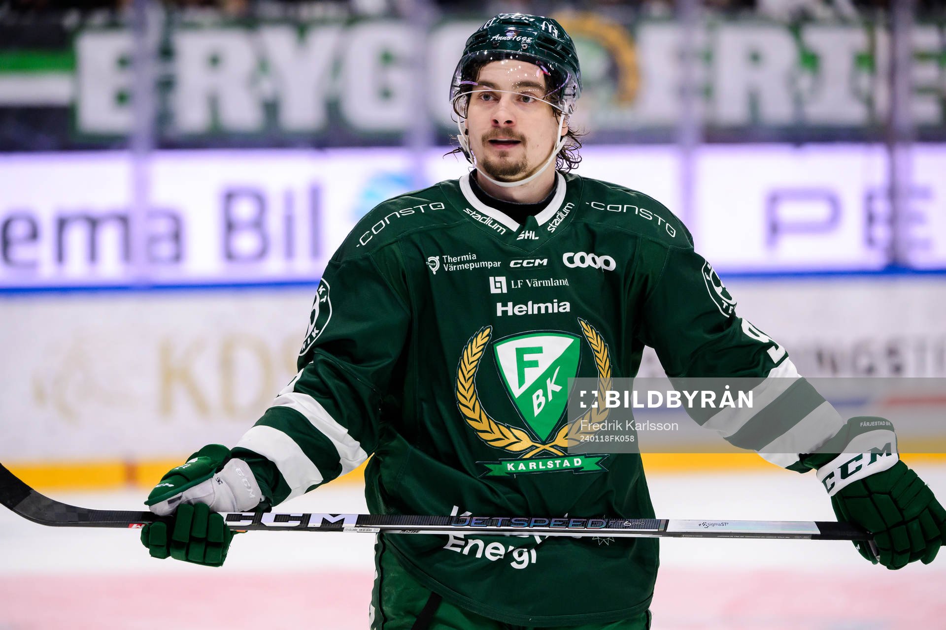 Färjestads David Tomasek deppar