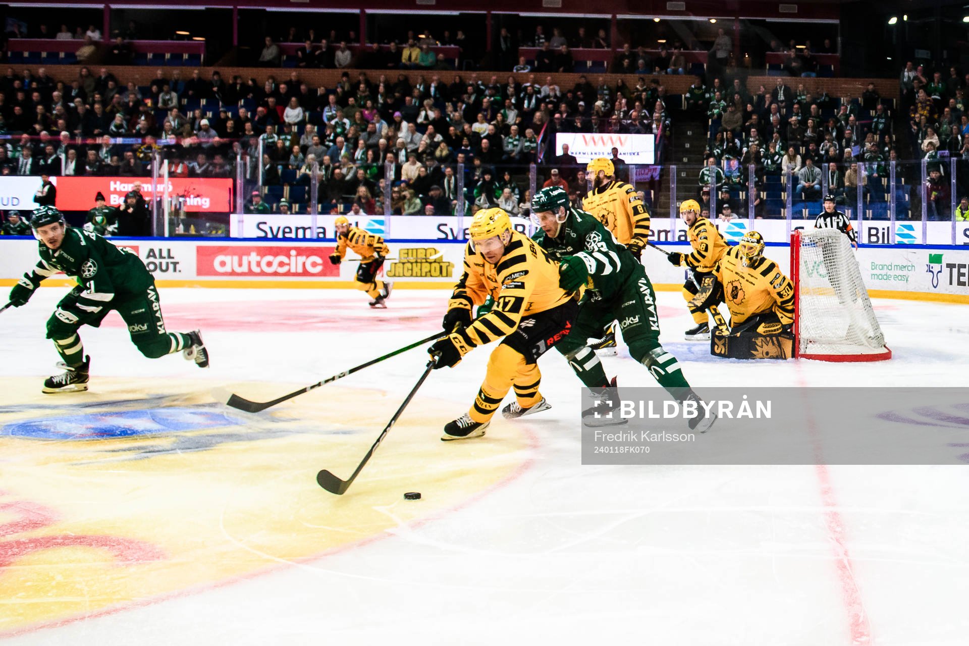 Skellefteås Pär Lindholm och Färjestads Per Åslund