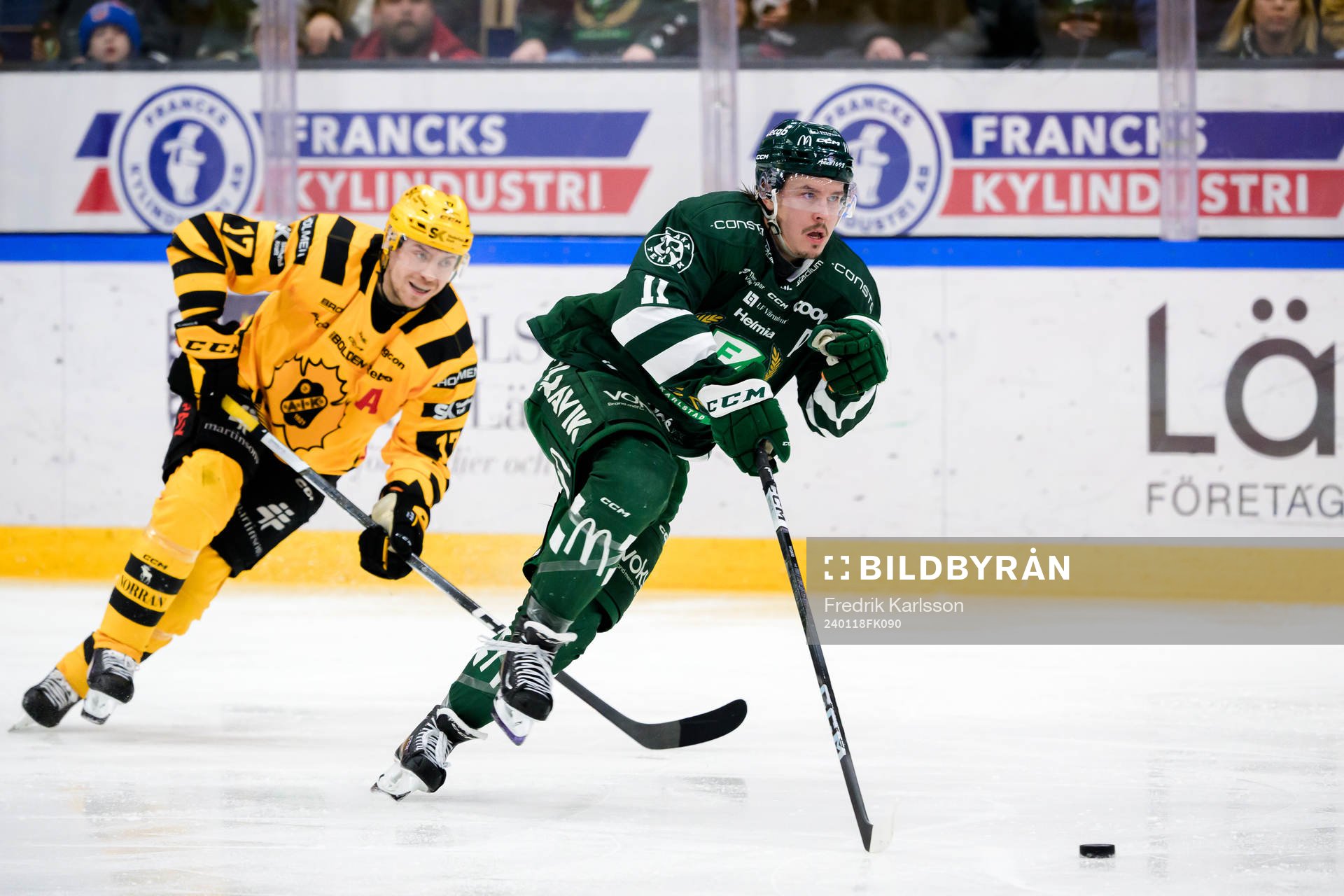 Skellefteås Pär Lindholm och Färjestads Joakim Nygård