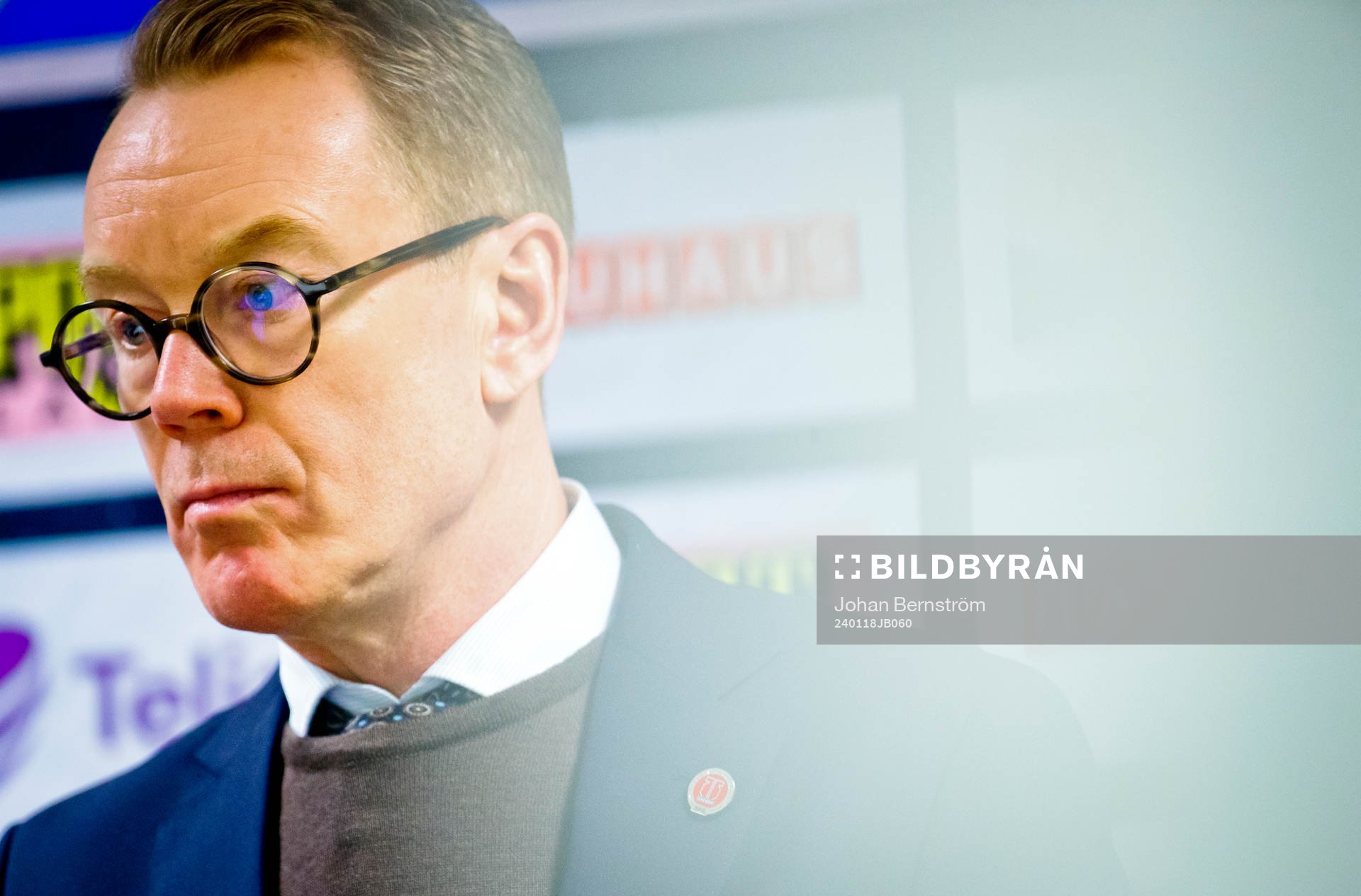 Örebros tränare Niklas Eriksson på presskonferensen
