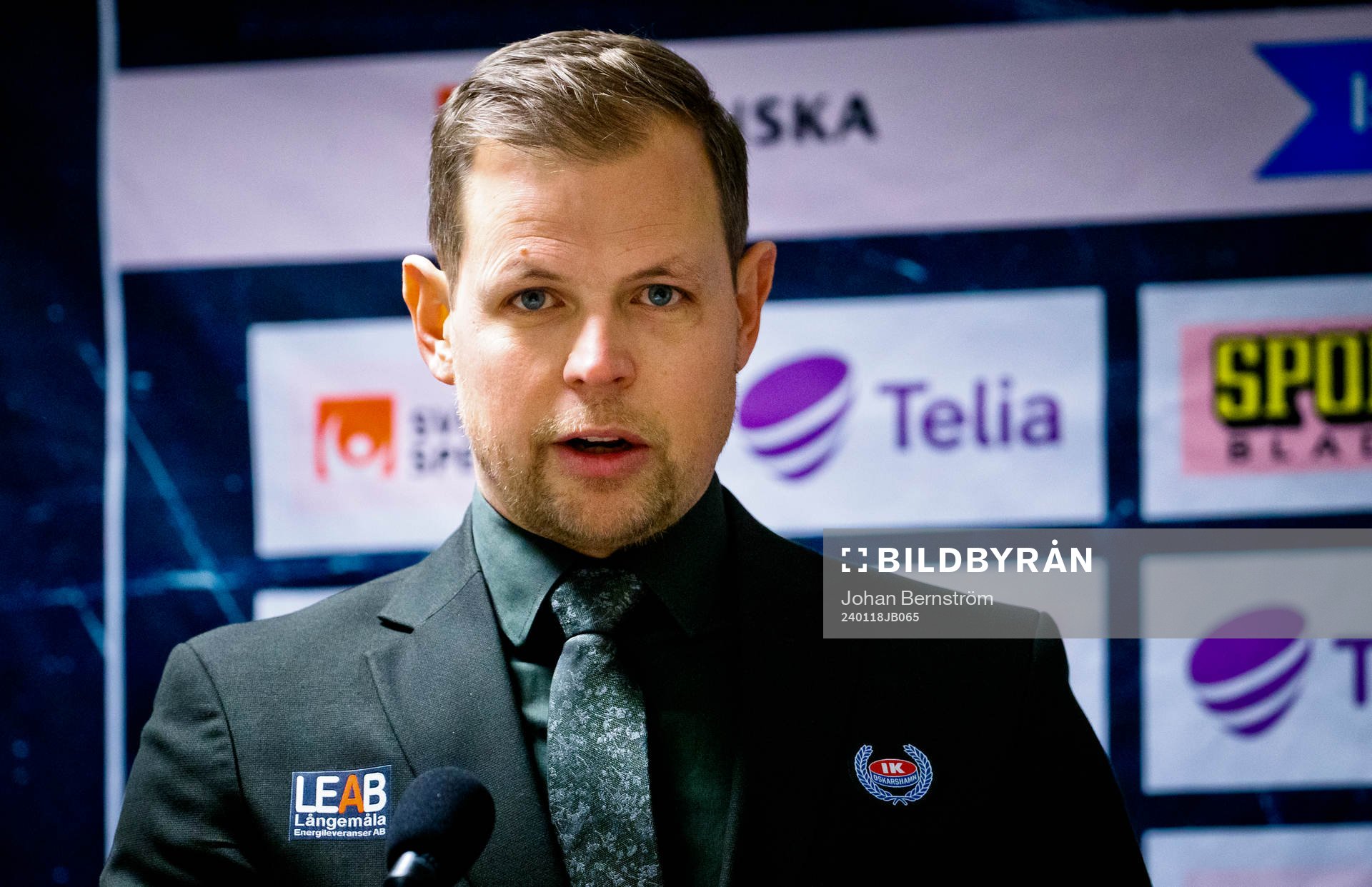 Oskarshamns tränare Martin Filander