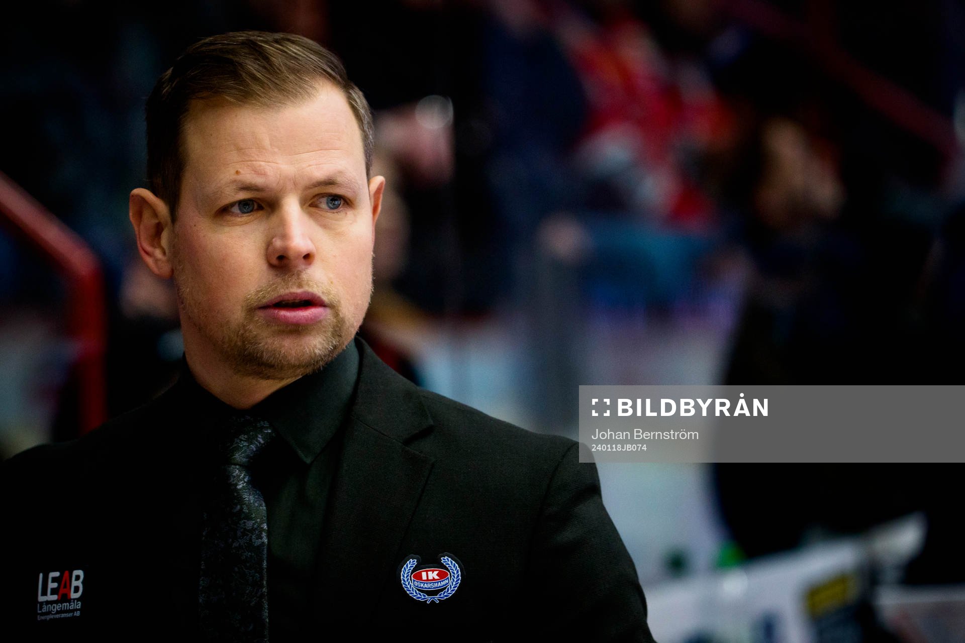 Oskarshamns tränare Martin Filander