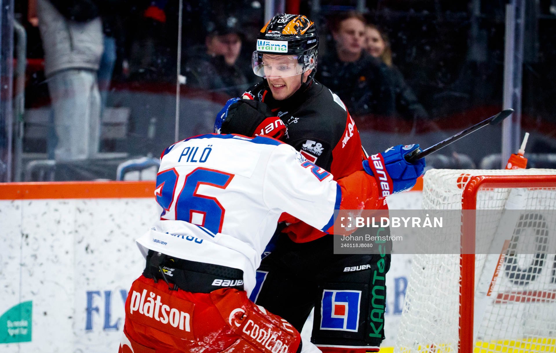 Örebros Gustav Backström och Oskarshamns Lukas Pilö