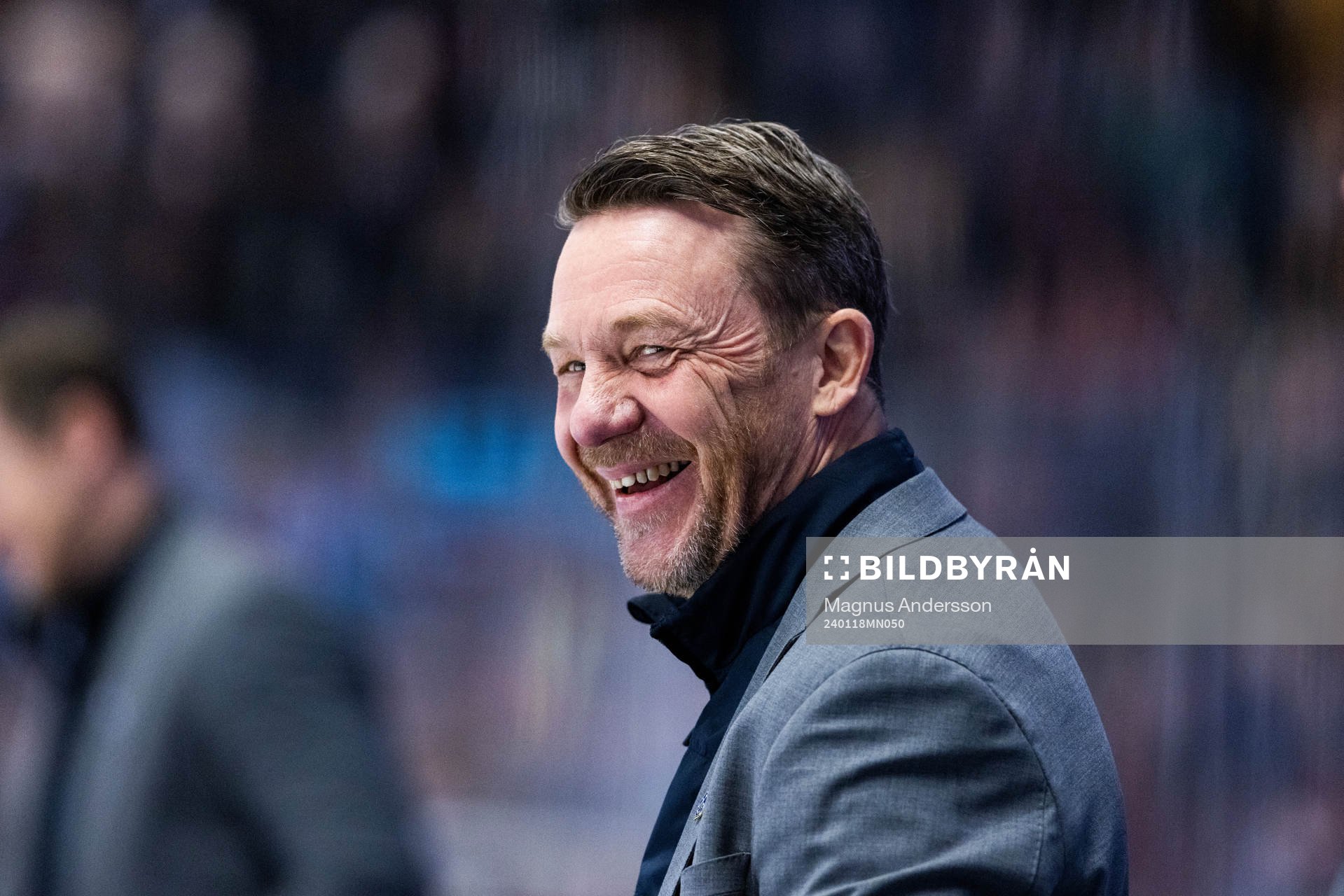 Leksands tränare Charles Berglund