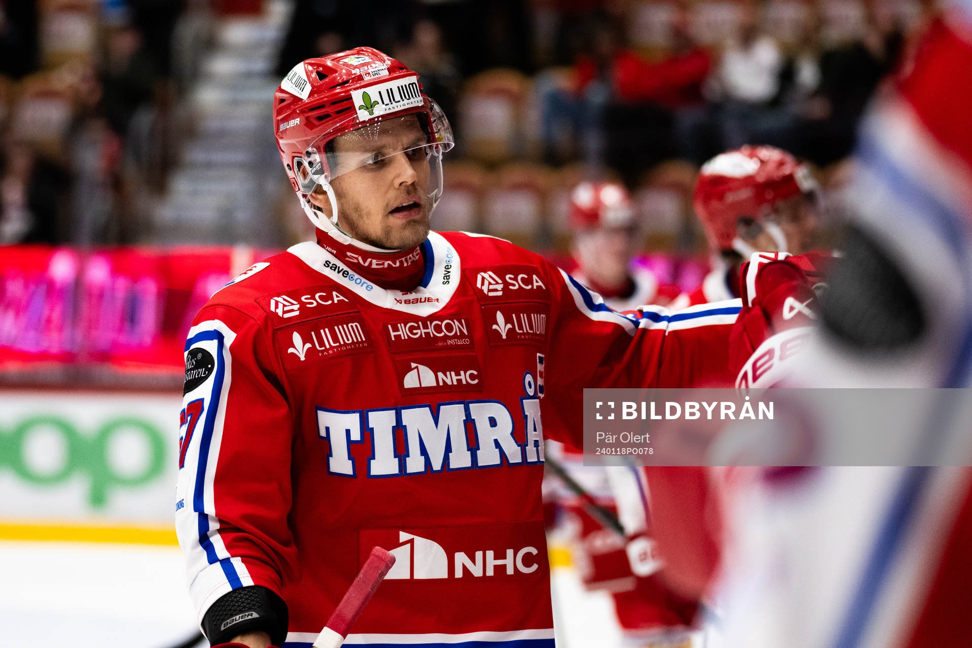 Timrås Anton Wedin jublar