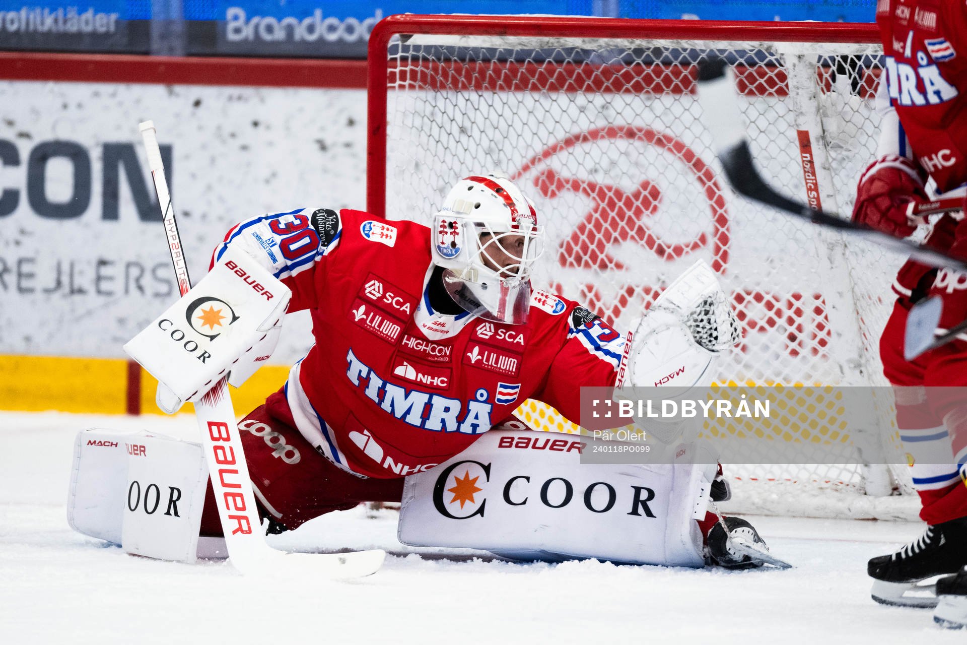 Timrås målvakt Jacob Johansson
