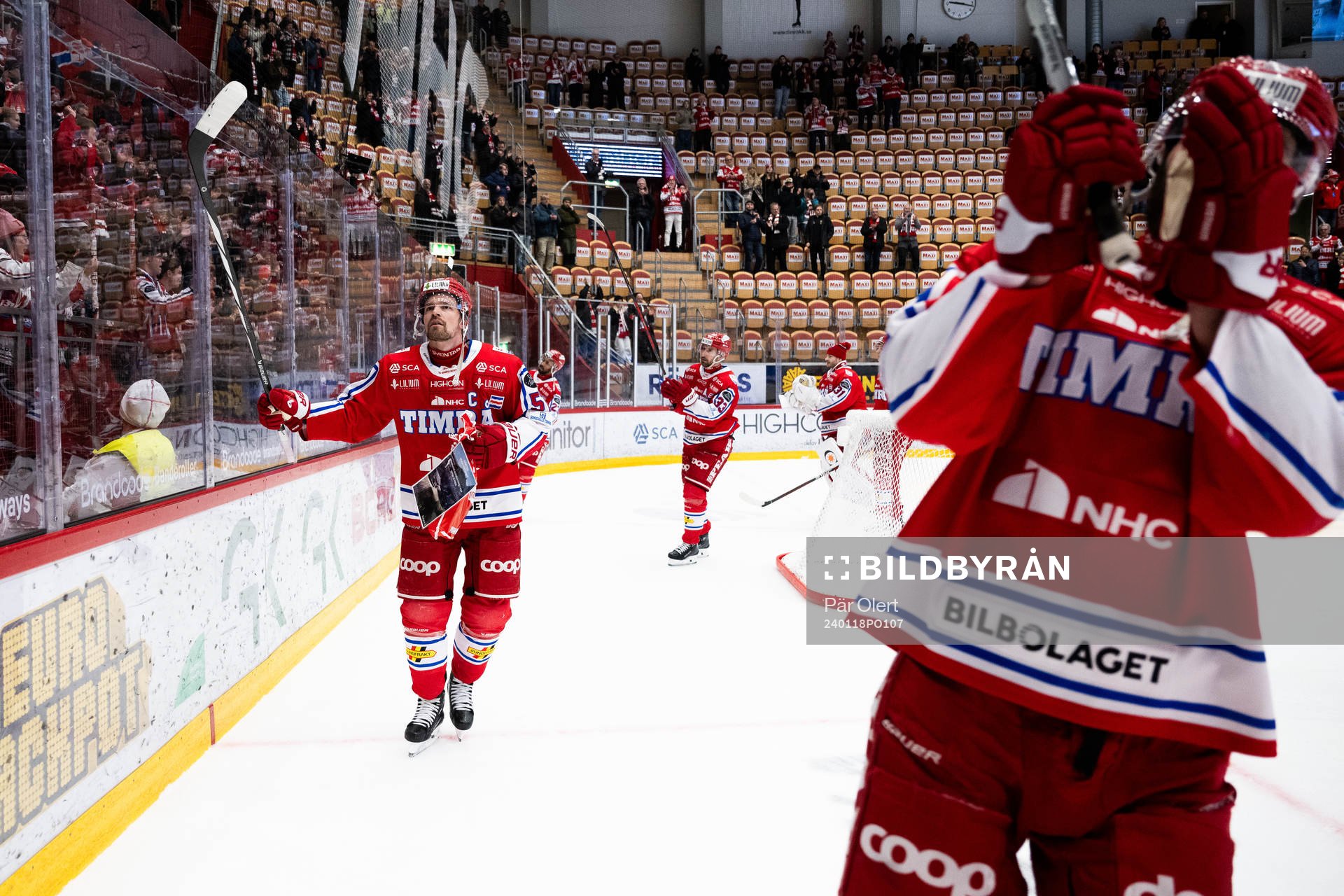 Timrås Anton Lander jublar