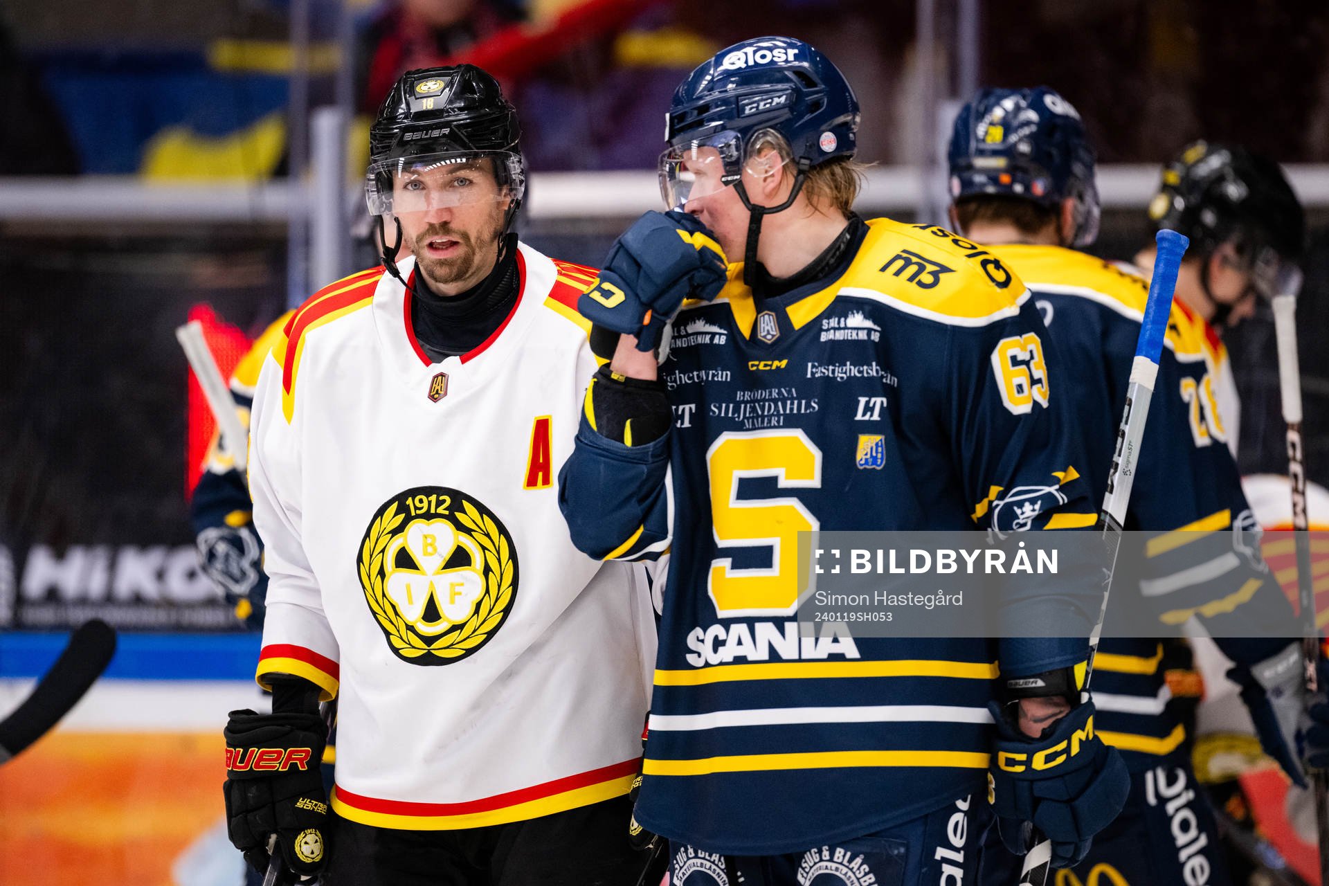 Brynäs Anton Rödin och Södertäljes Julius Bergman
