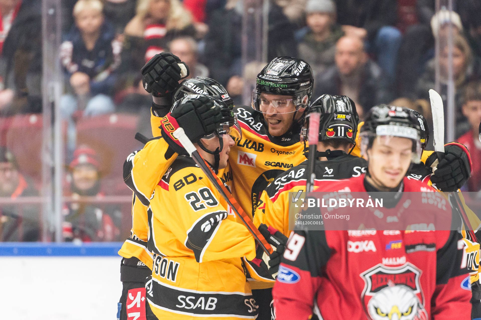 Luleås Oscar Eklind jublar
