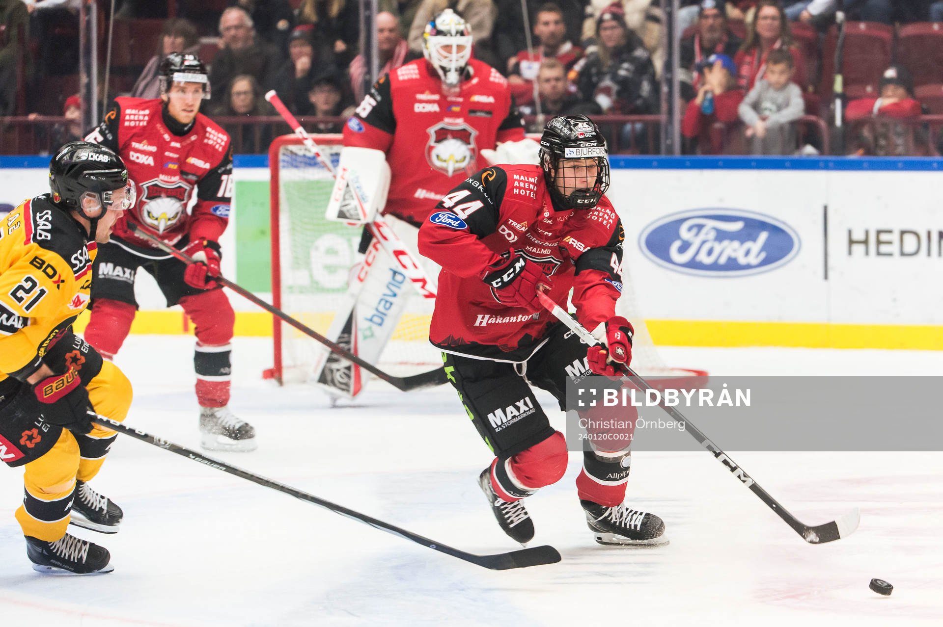 Malmö Redhawks Wille Magnertoft och Luleås Juhani