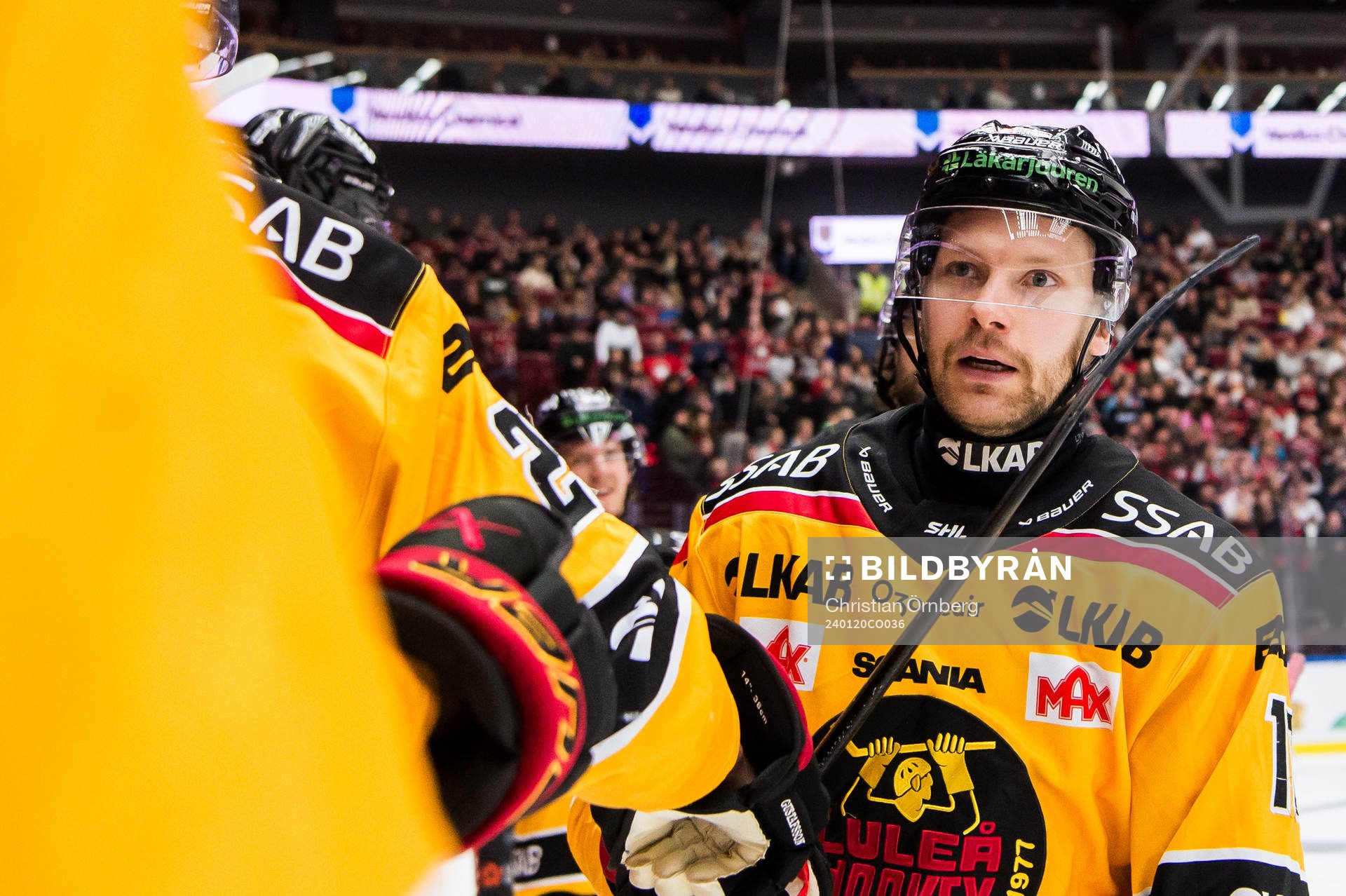 Luleås Einar Emanuelsson jublar
