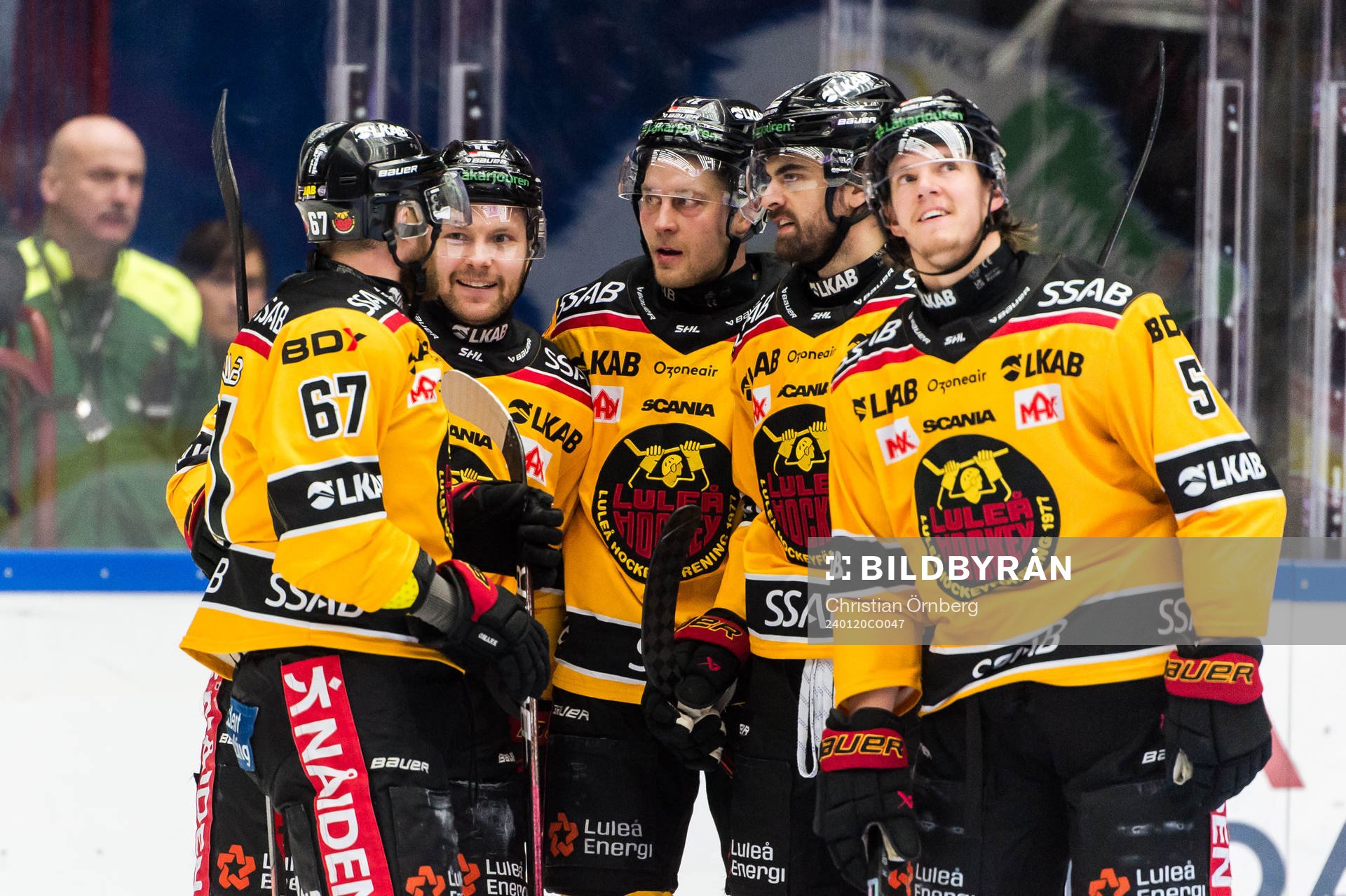 Luleås Einar Emanuelsson jublar
