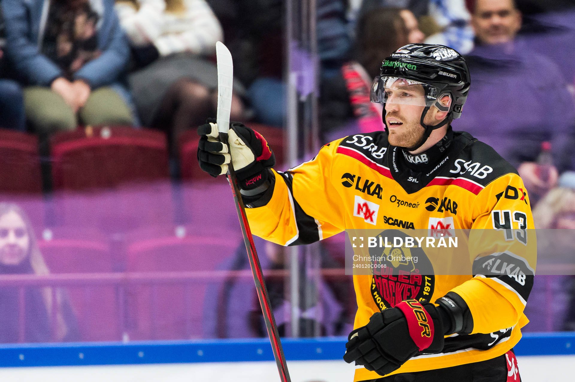Luleås Oscar Eklind jublar