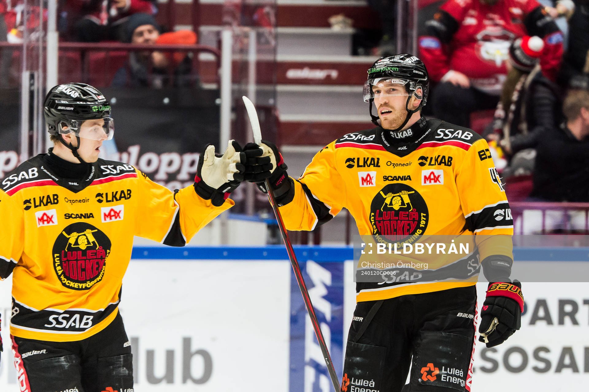 Luleås Oscar Eklind jublar