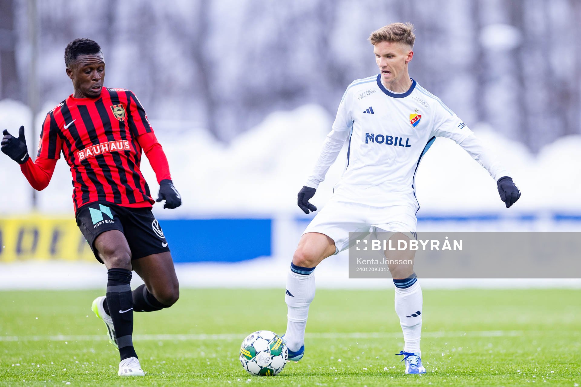 Brommapojkarnas Zeidane Inoussa och Djurgårdens Samuel