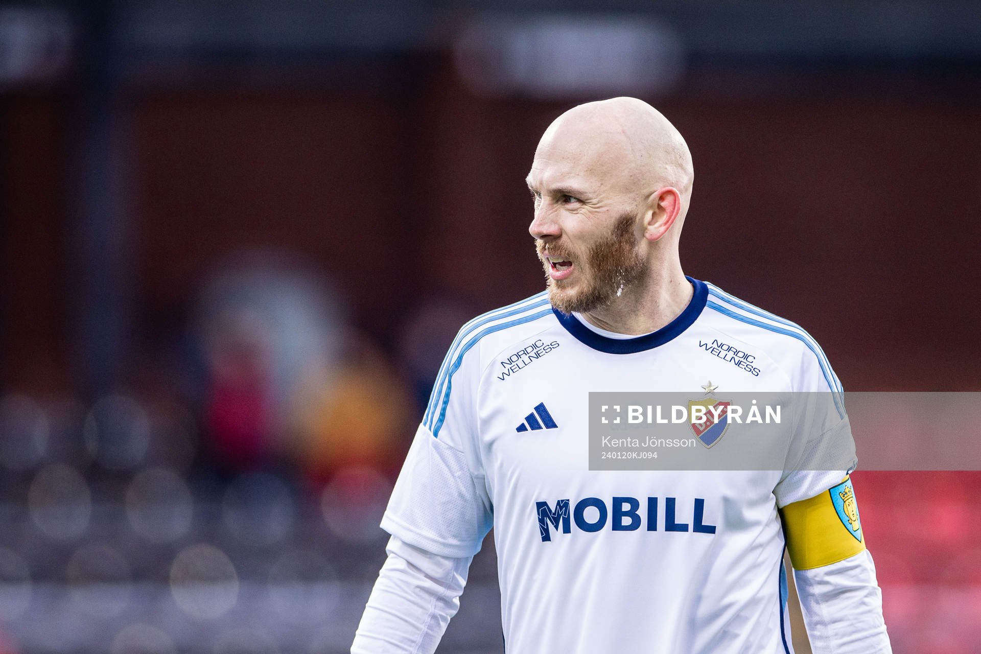 Djurgårdens Magnus Eriksson med kaptensbindel