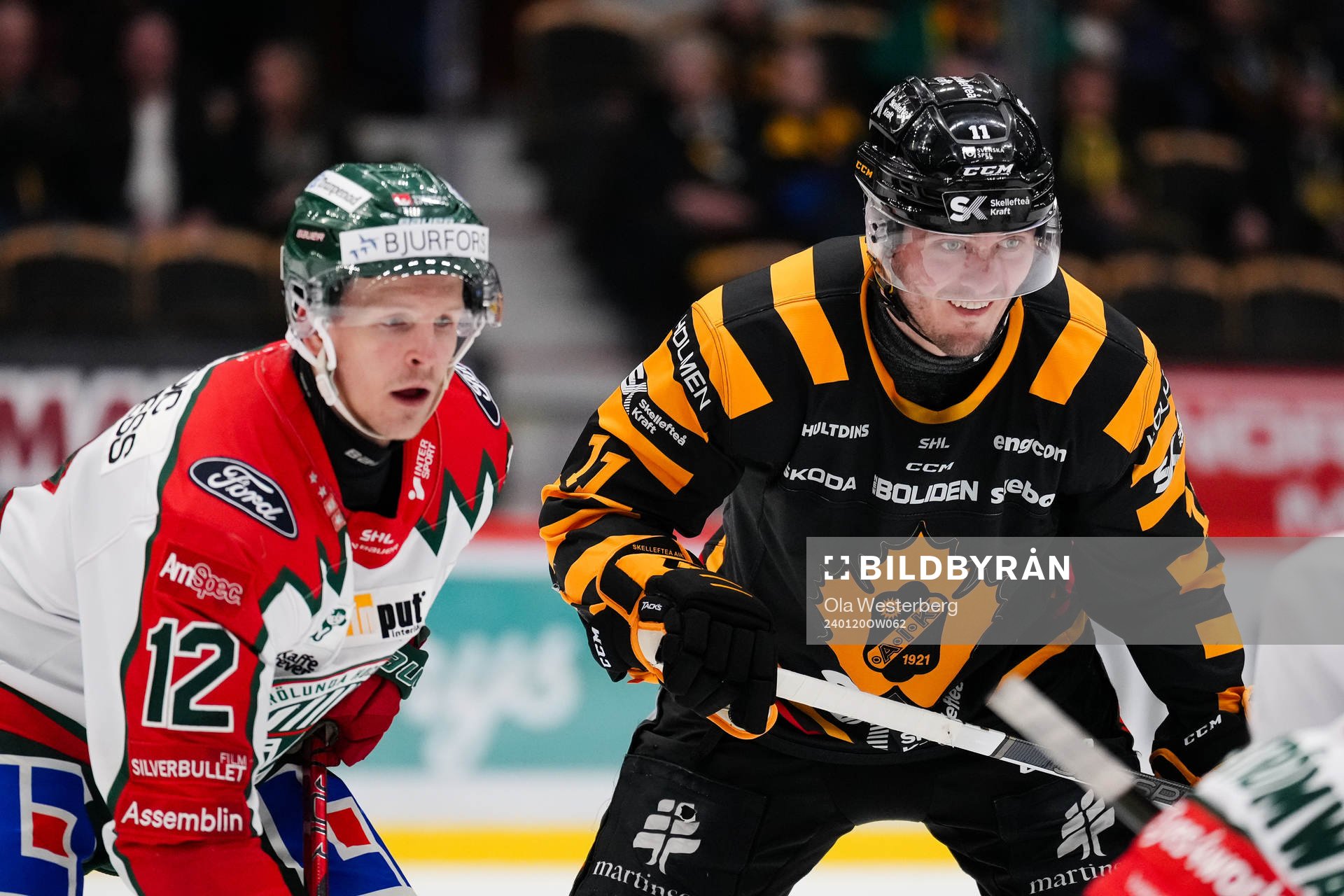 Frölundas Max Friberg och Skellefteås Max Lindholm