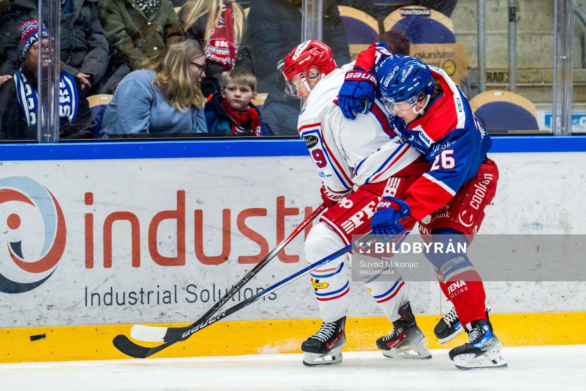 Timrås Erik Andersson och Oskarshamns Lukas Pilö