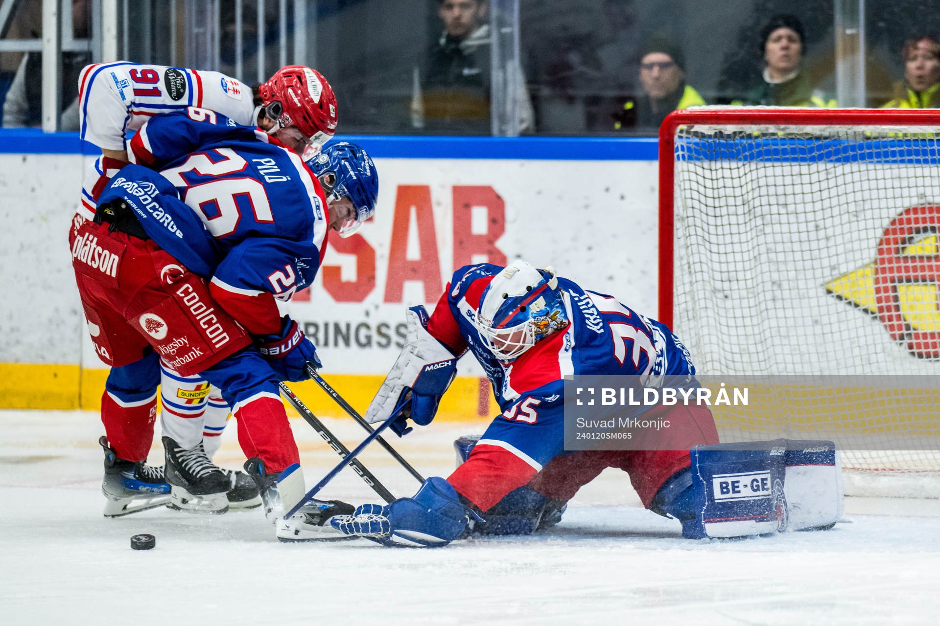 Timrås Magnus Pääjärvi och Oskarshamns Lukas Pilö och