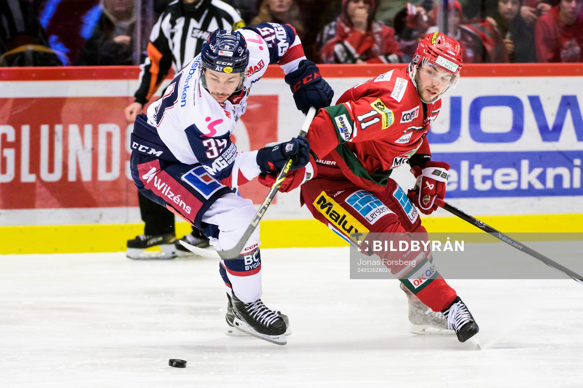 Linköpings Ty Rattie och MoDos Daniel O´regan