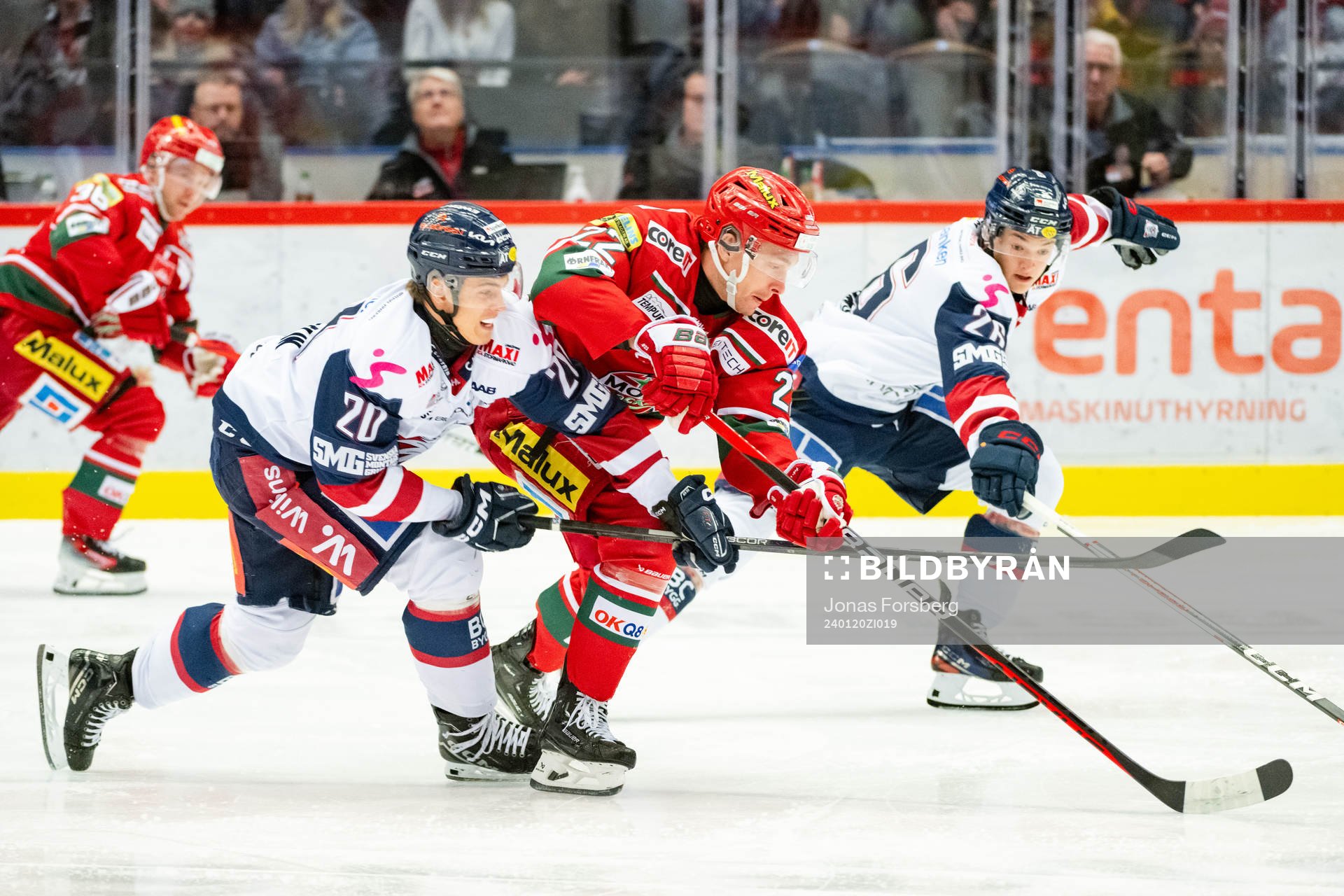 Linköpings Arvid Westlin och MoDos Adam Pettersson