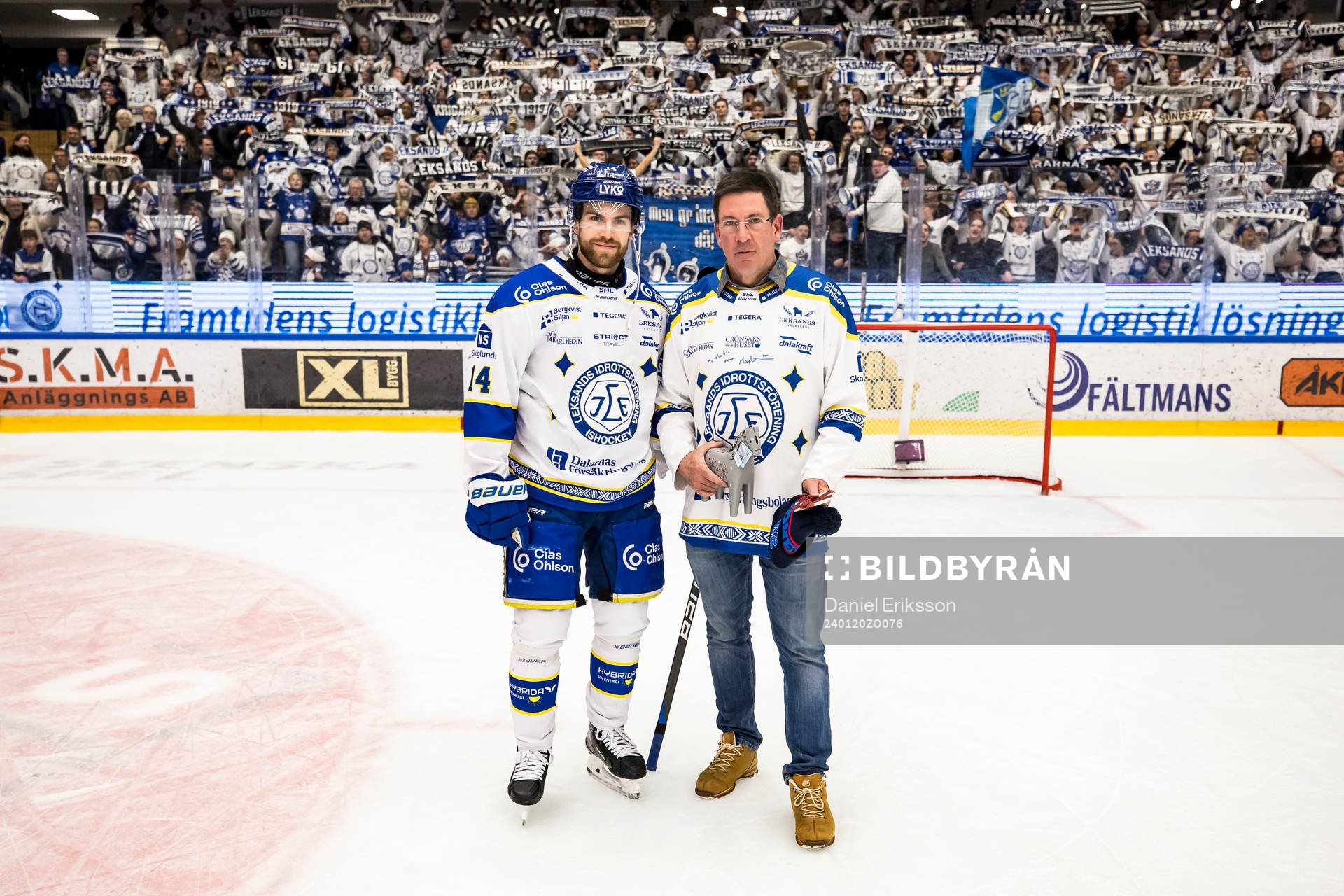 Leksands Oskar Lang utsedd till matchens lirare