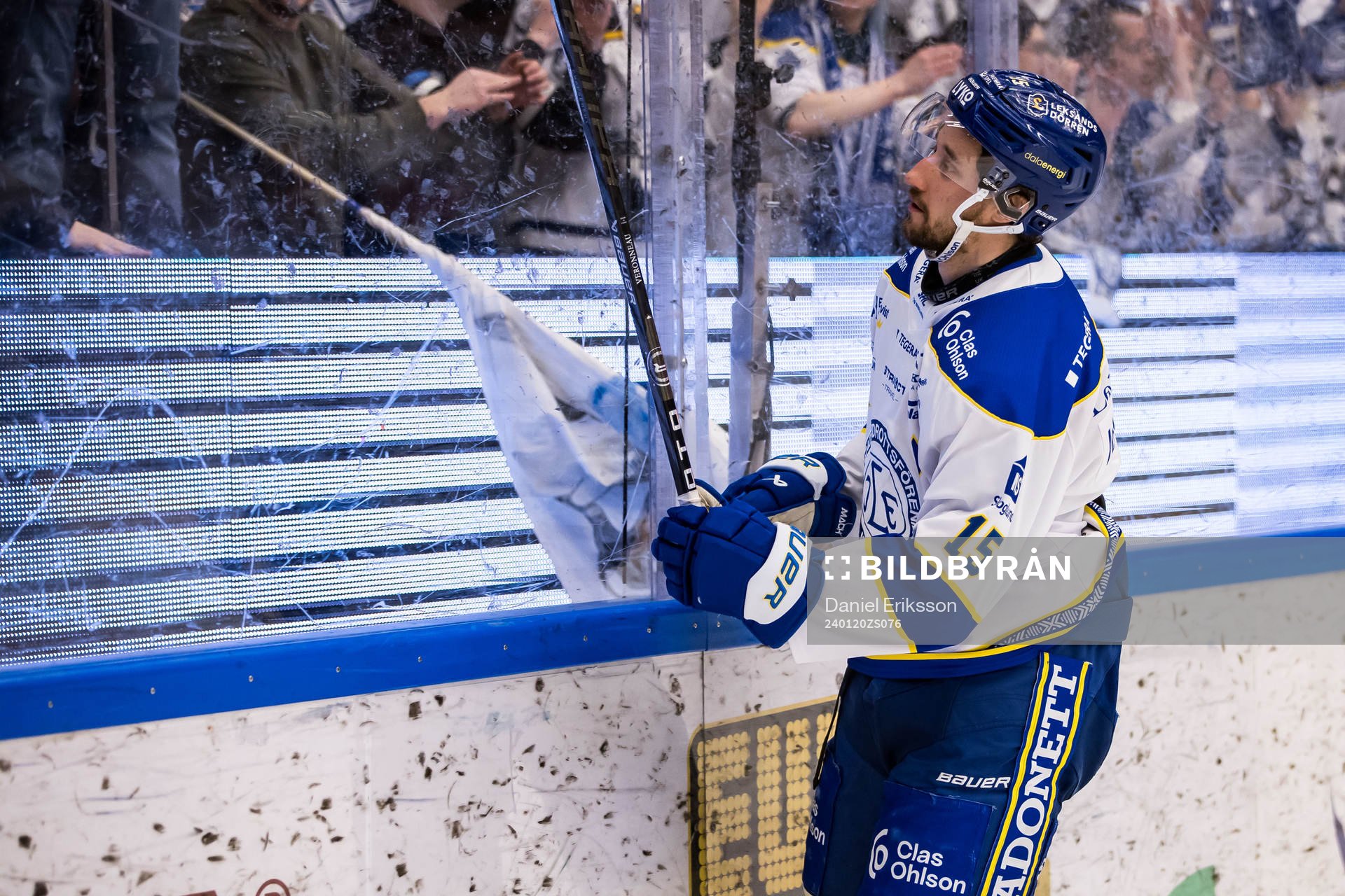 Leksands Max Veronneau jublar