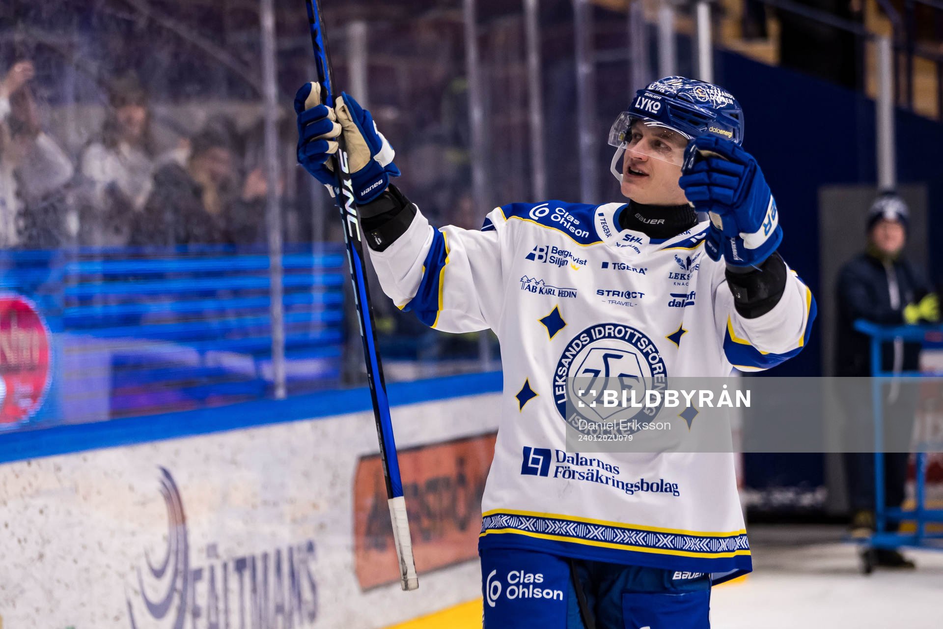 Leksands Martin Karlsson jublar