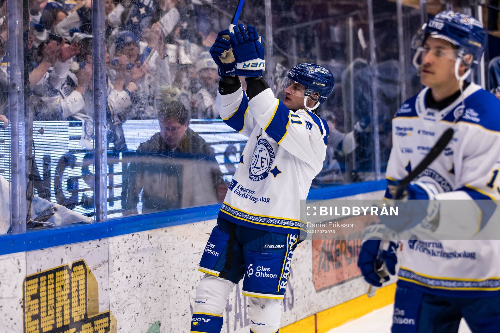Leksands Martin Karlsson jublar