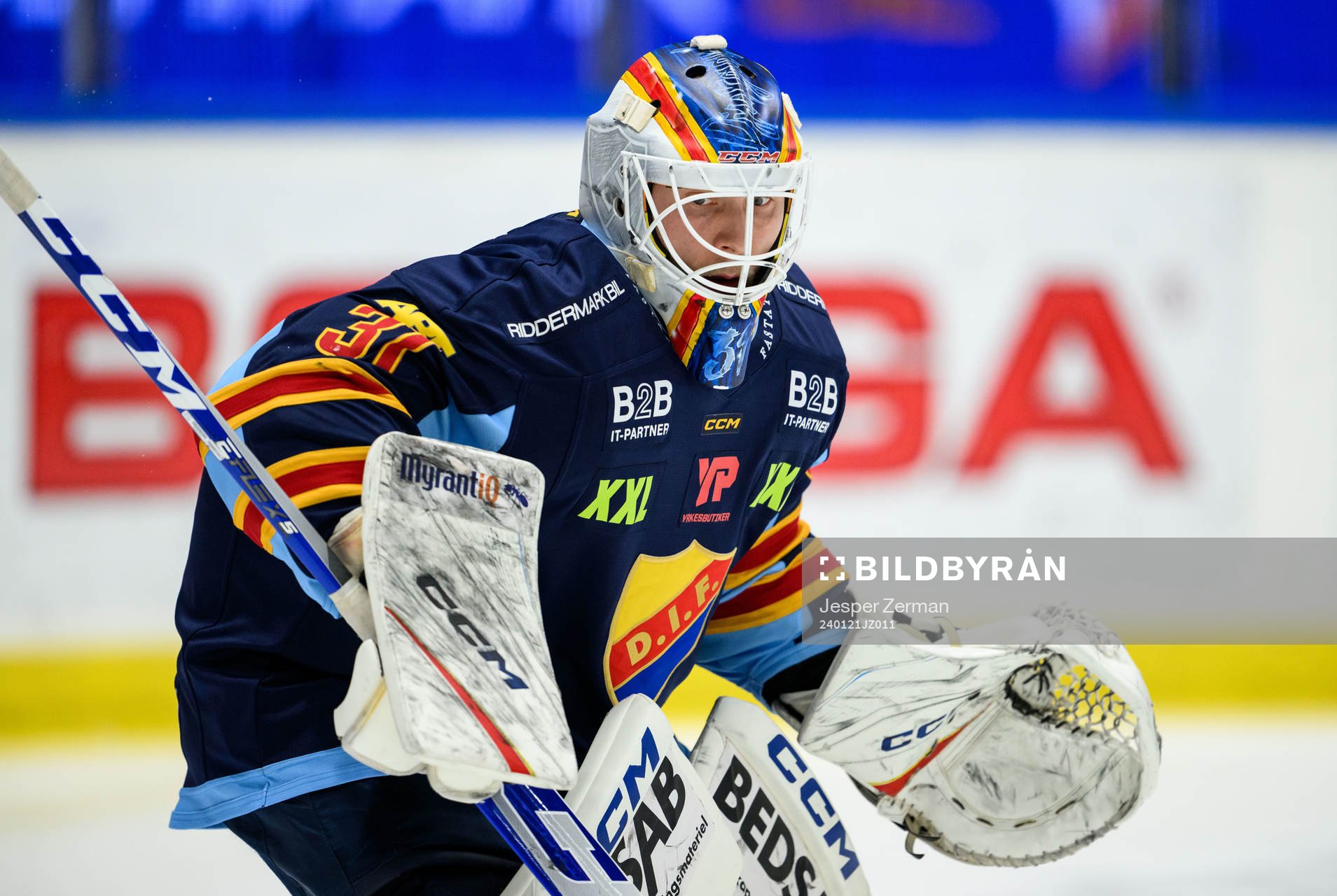 Djurgårdens målvakt Viktor Andrén