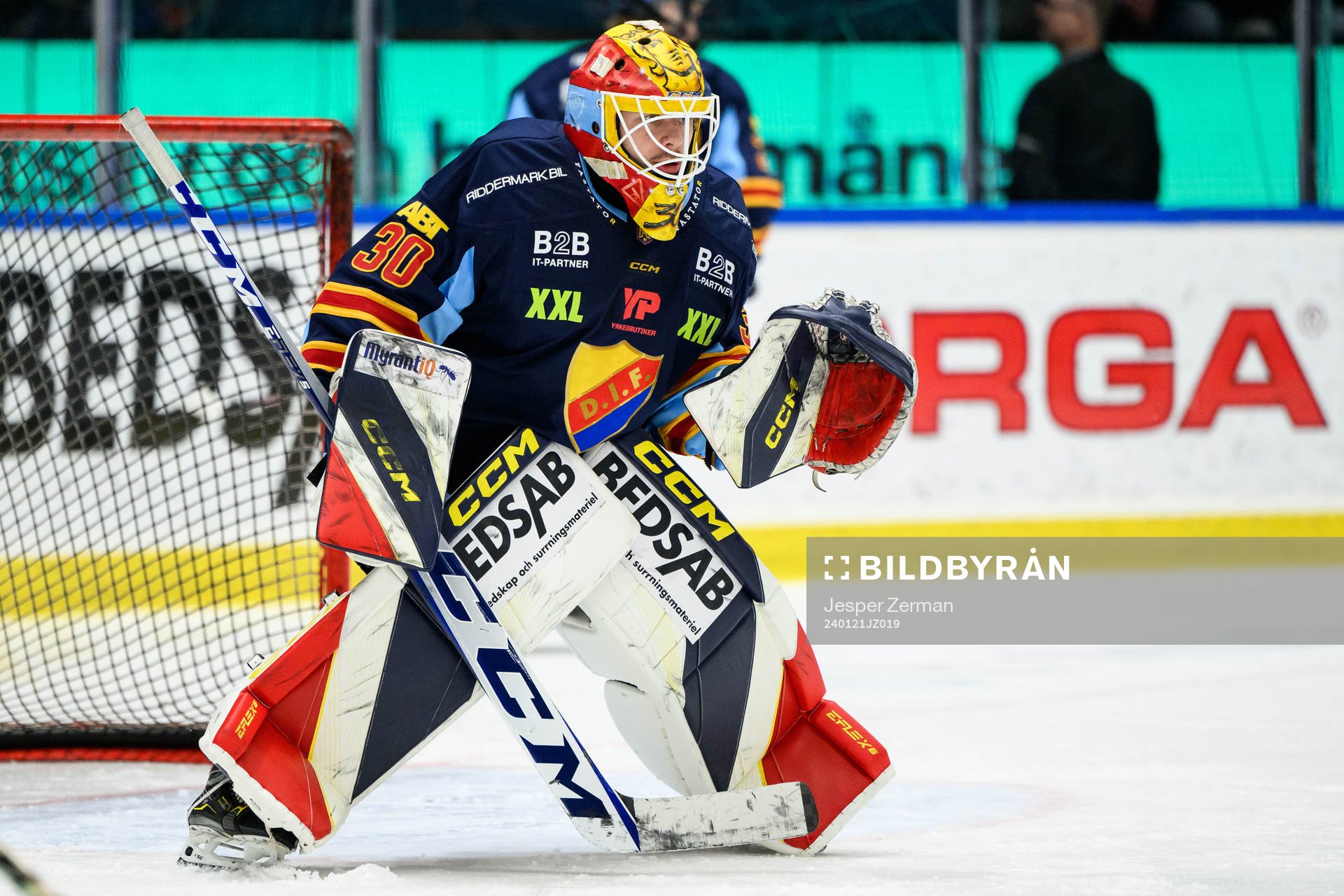 Djurgårdens målvakt Hugo Hävelid