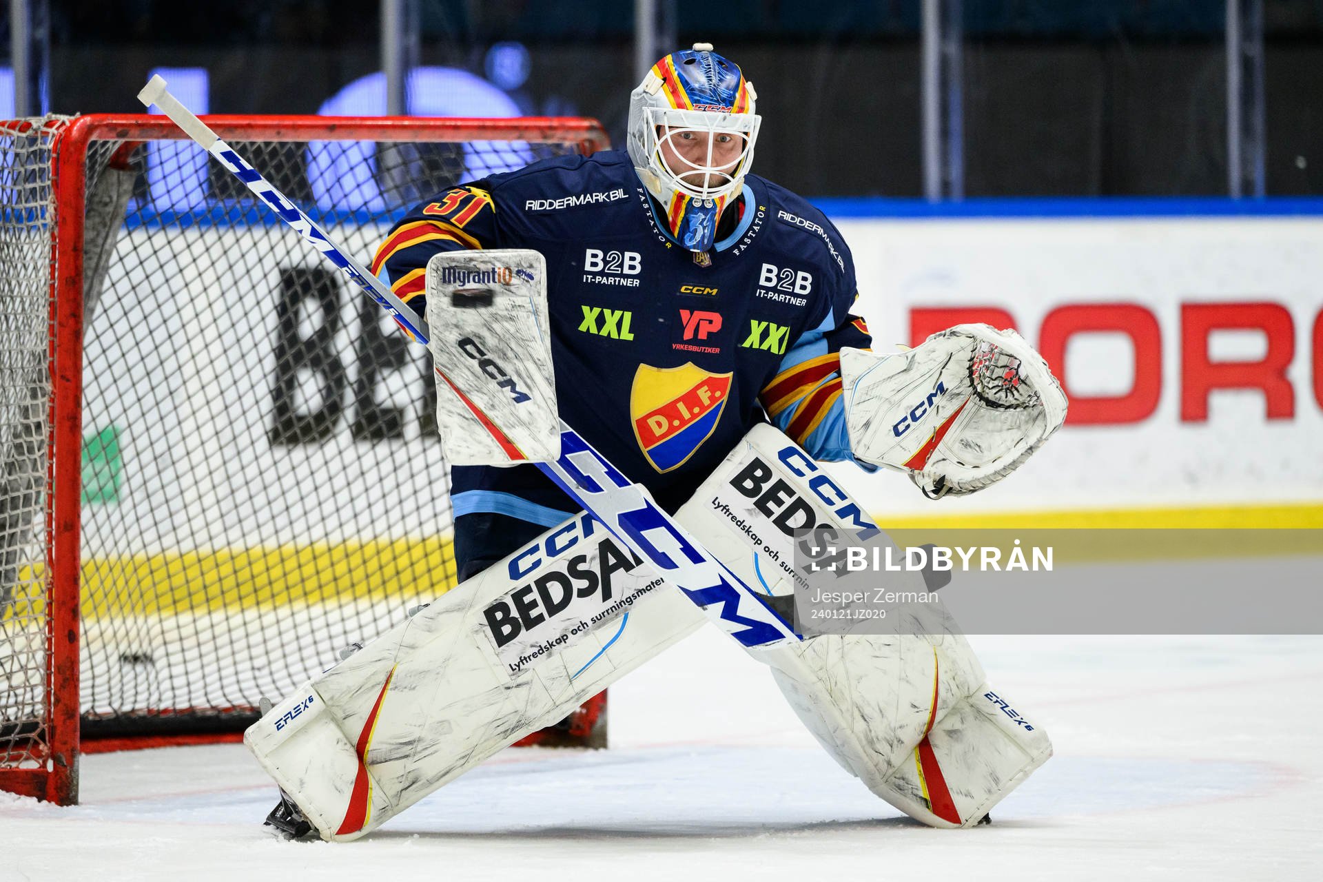 Djurgårdens målvakt Viktor Andrén