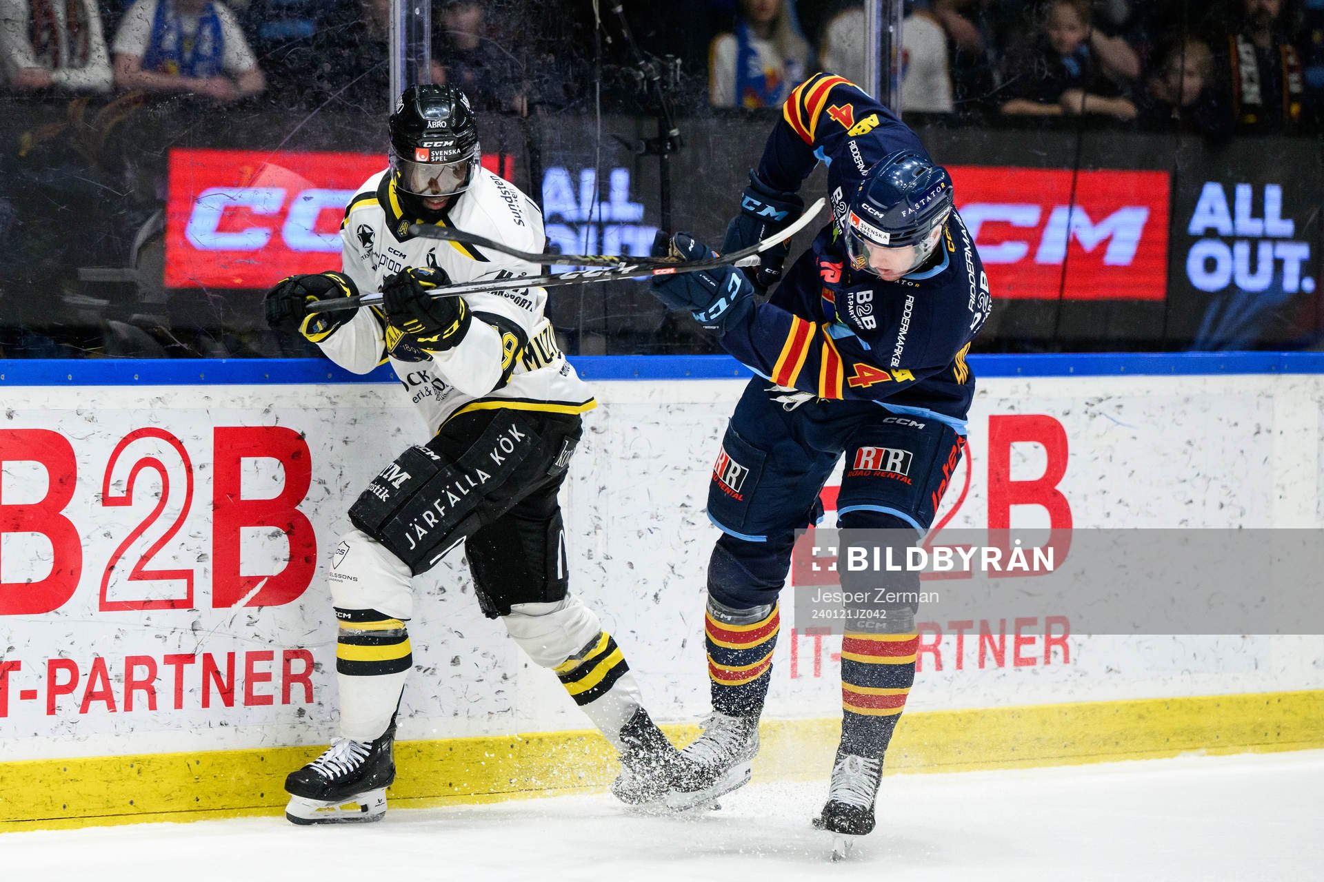 AIKs Daniel Muzito-Bagenda och Djurgårdens Edvin Hammarlund